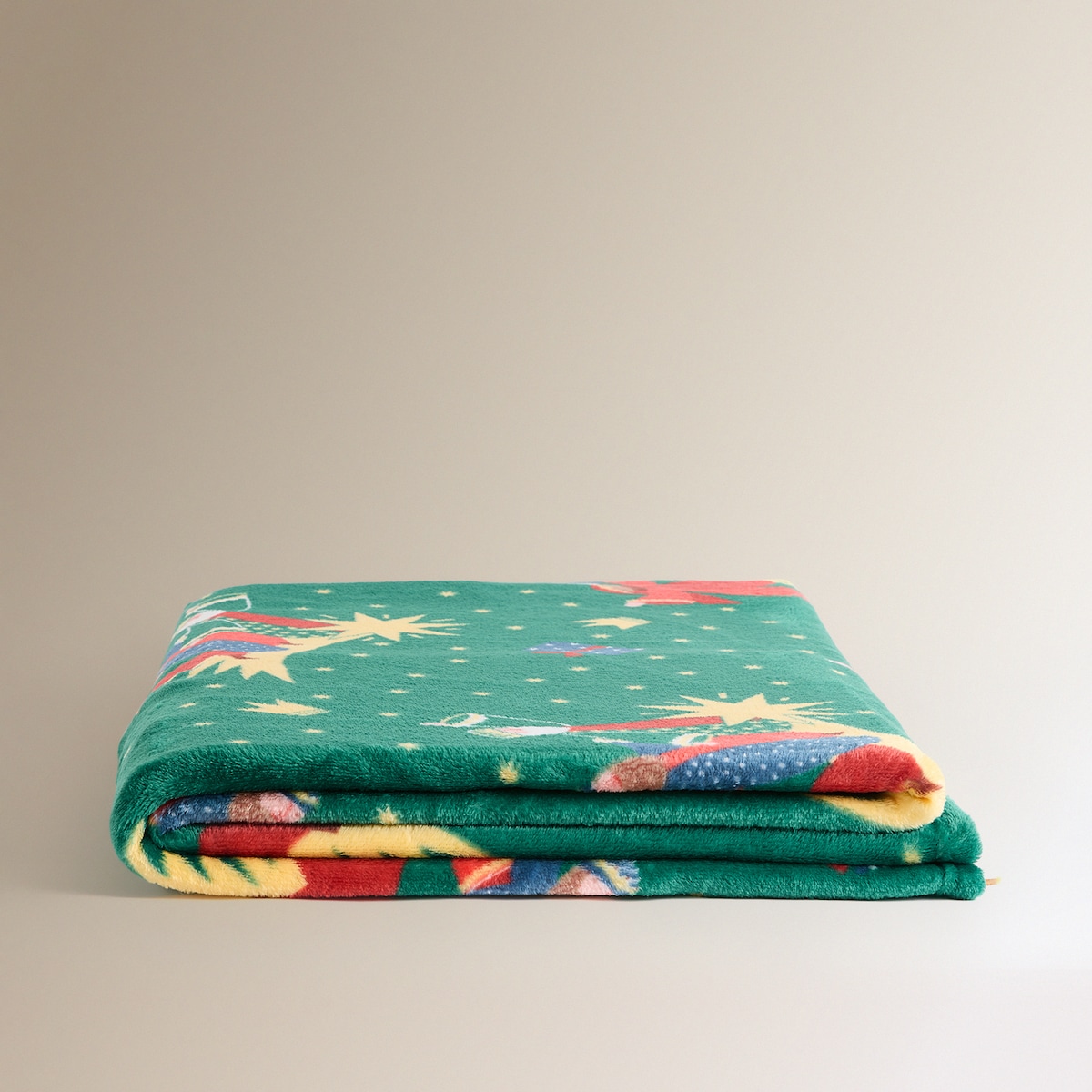 Manta decorativa 3Wise Men Verde-2