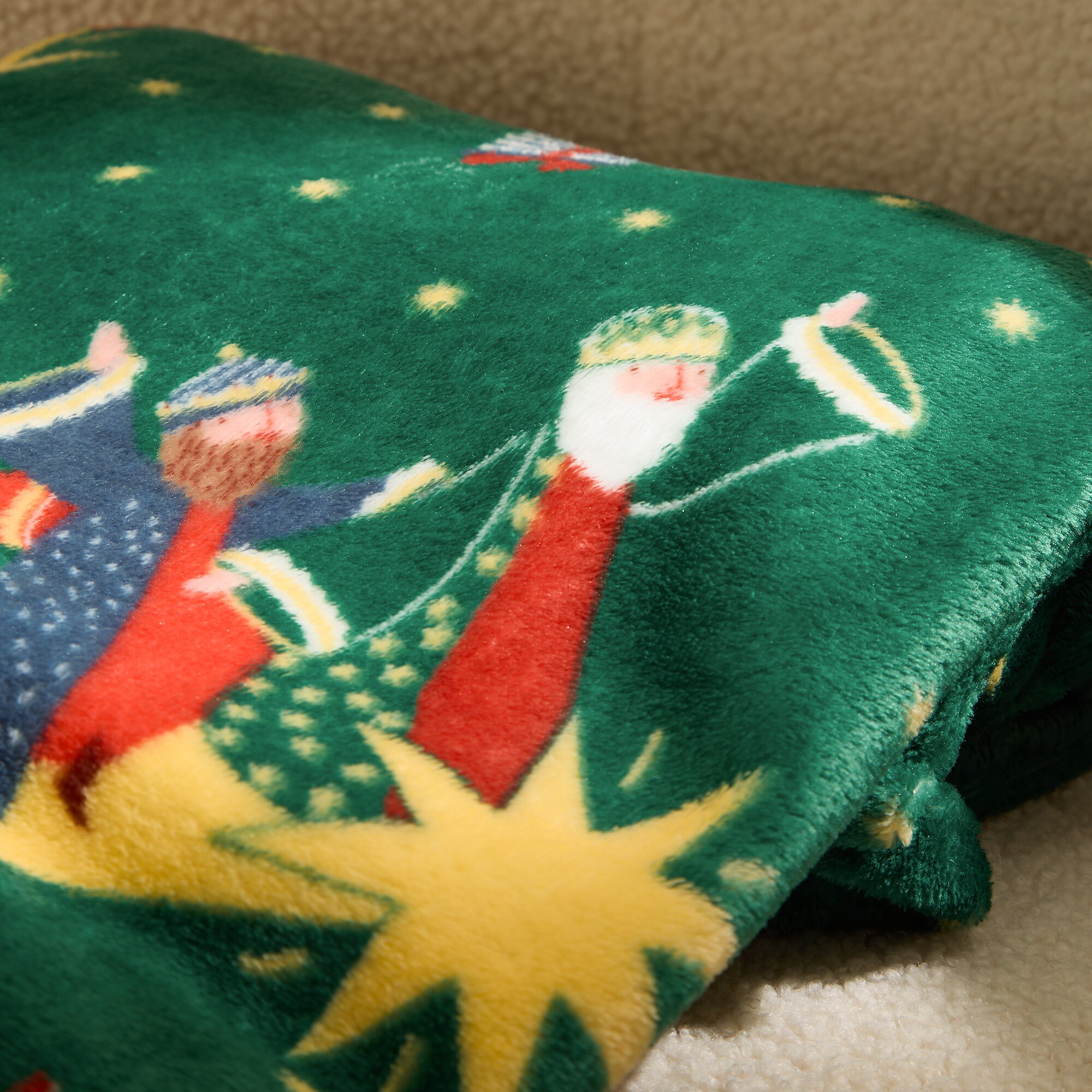 Manta Decorativa 3Wise Men Verde-3