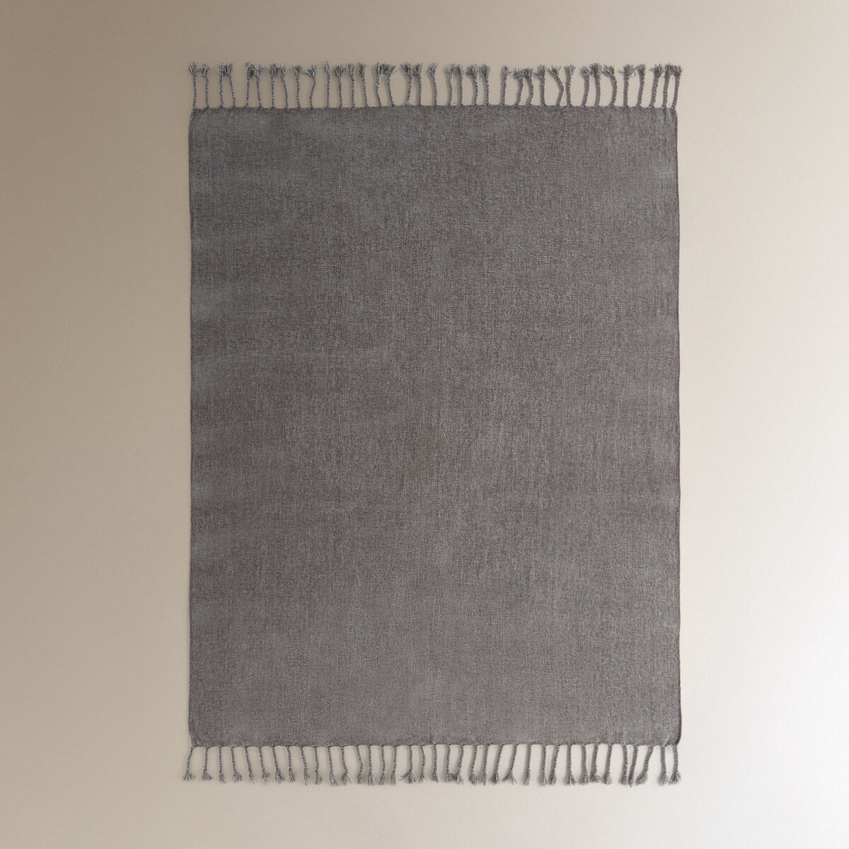 Manta decorativa Chenilla Lisa Basics El Corte Inglés Gris-4