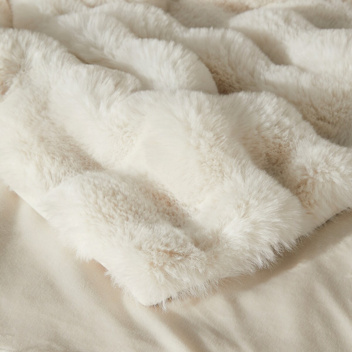 Manta decorativa Bubbles Blanco-3