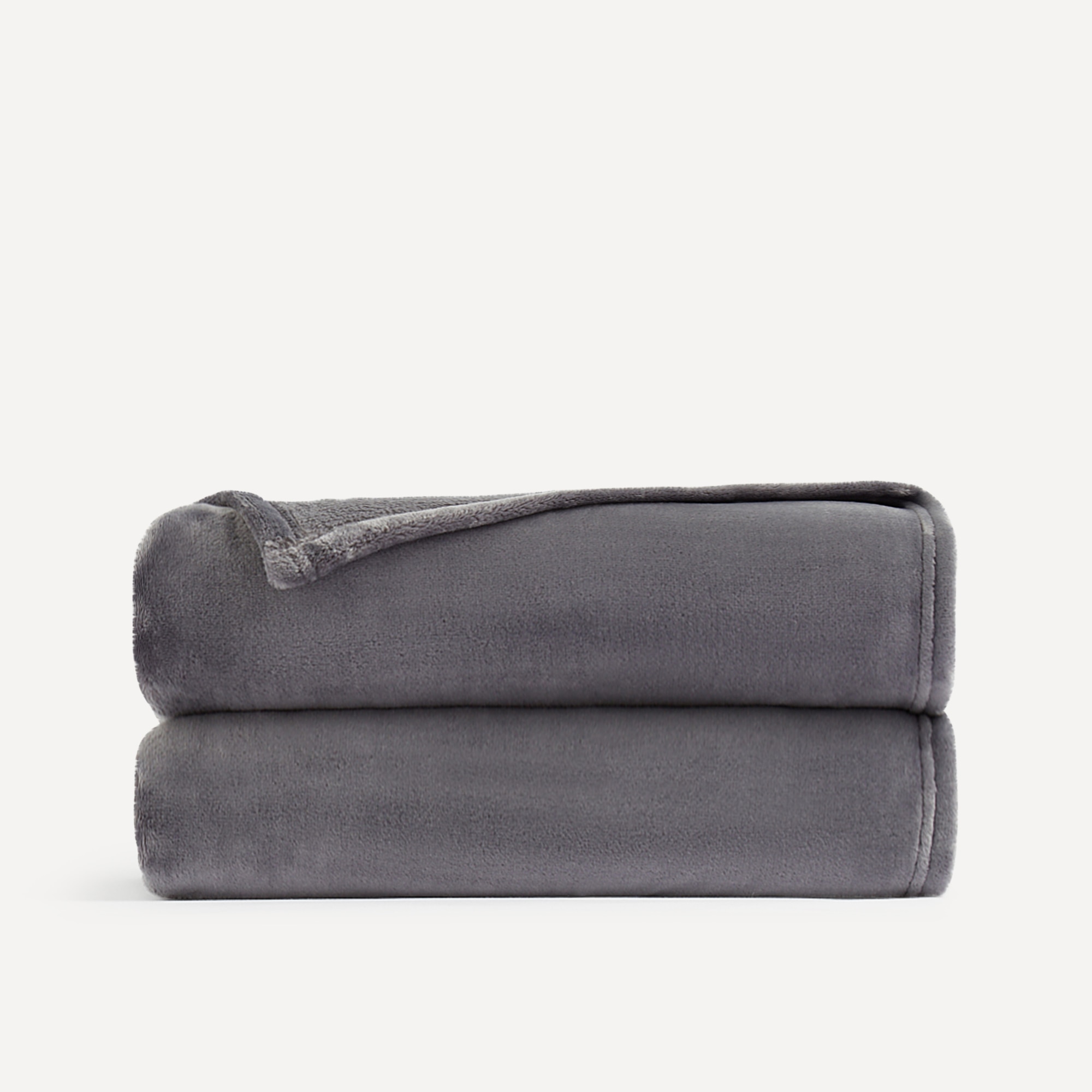 Manta de cama Lisa New Basics El Corte Inglés Gris-3