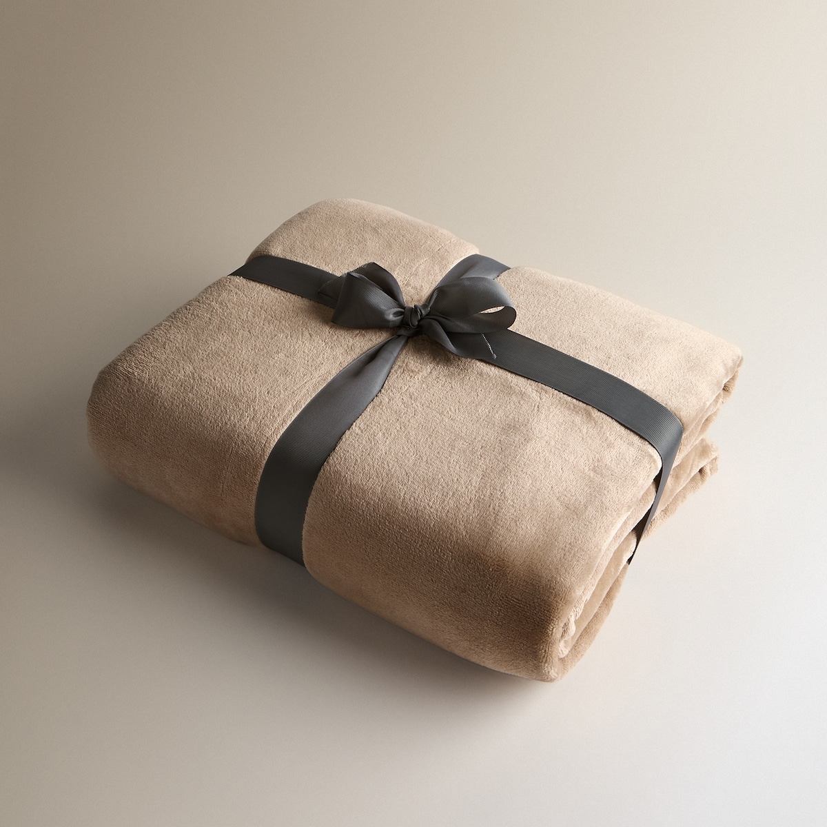 Manta de Cama Aran Bege-5