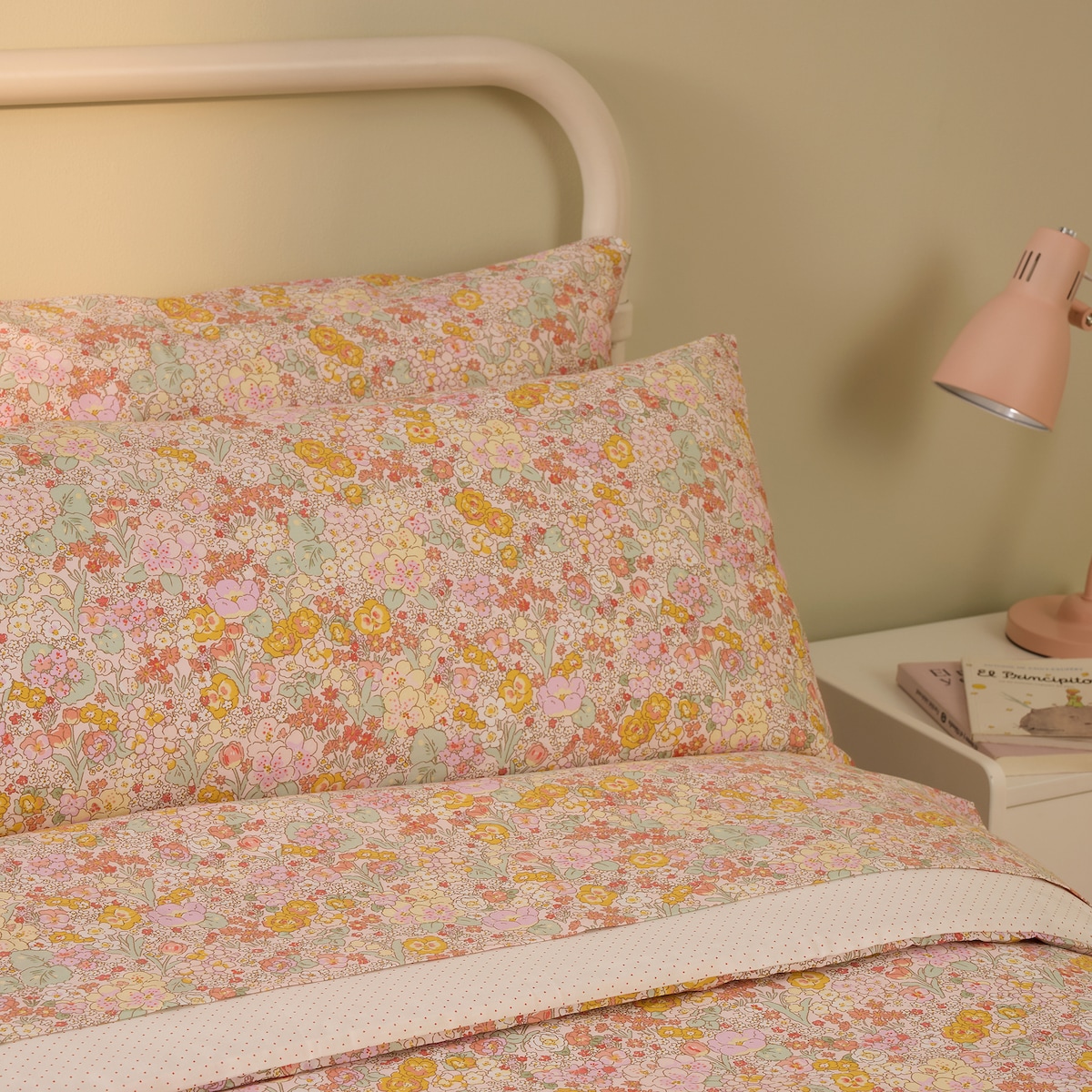 Conjunto de Capa de Edredão de Cetim de Algodão Juliette Mini Home Multicolor-7