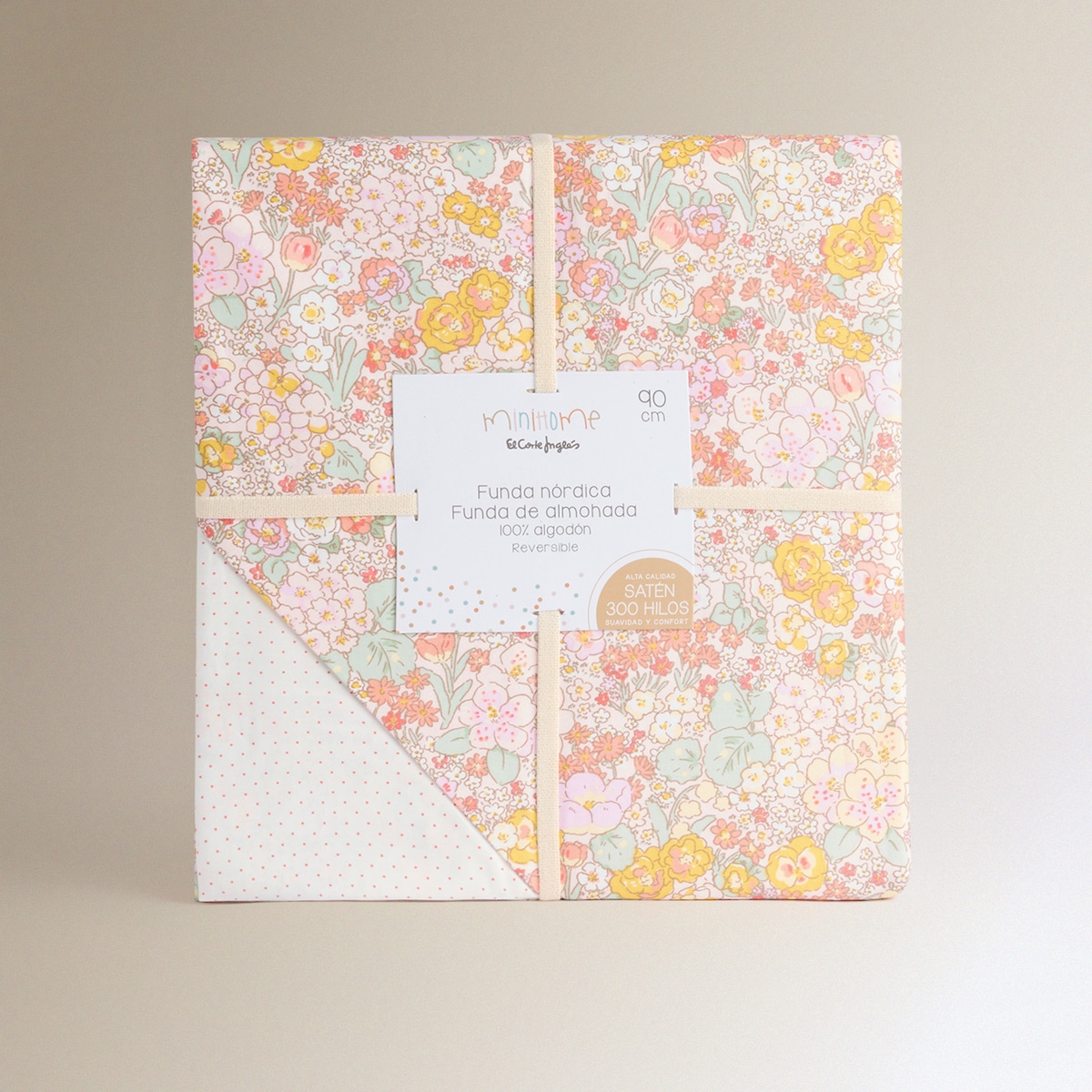 Conjunto de Capa de Edredão de Cetim de Algodão Juliette Mini Home Multicolor-8