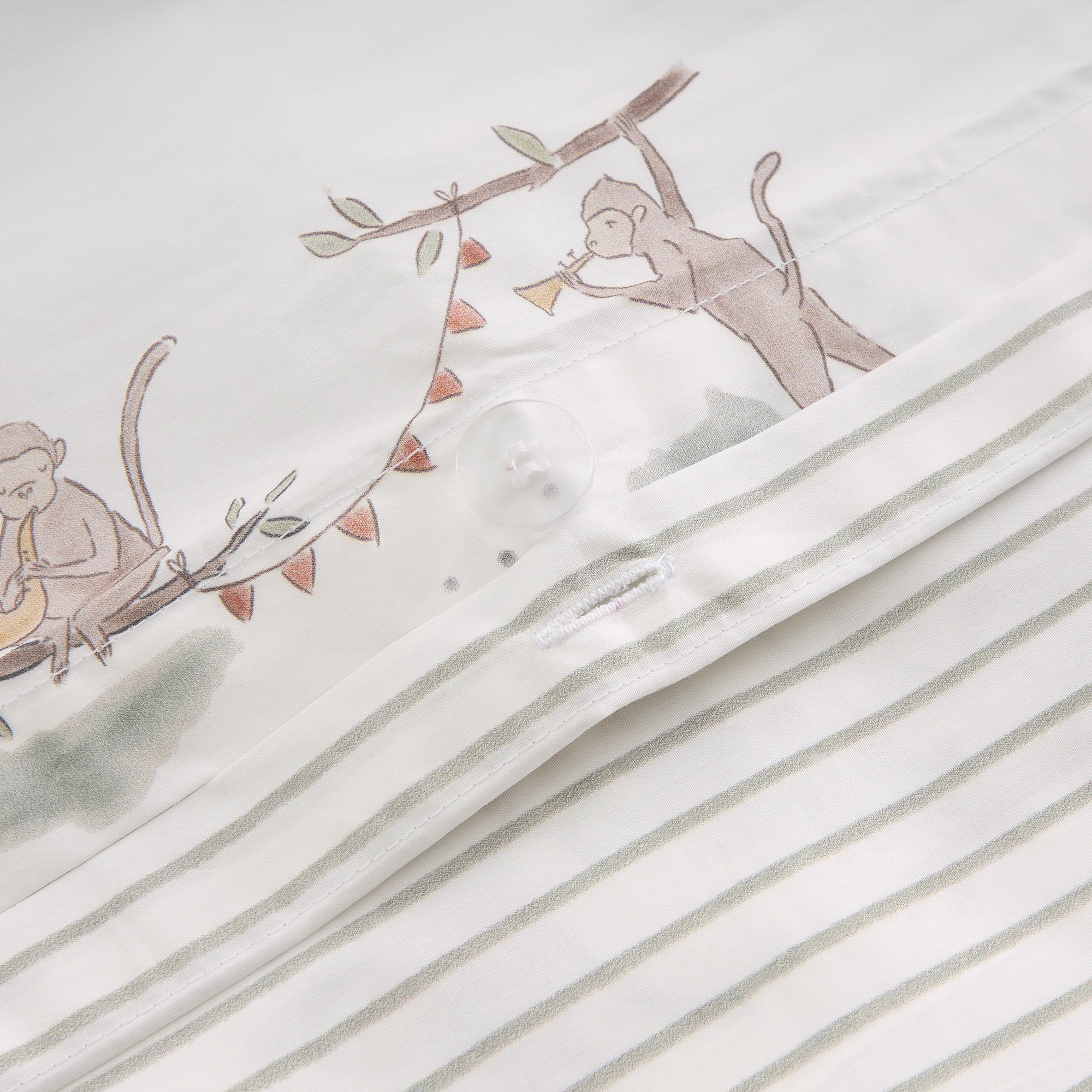 Conjunto de Capa de Edredão de Algodão Fiesta Multicolor-3