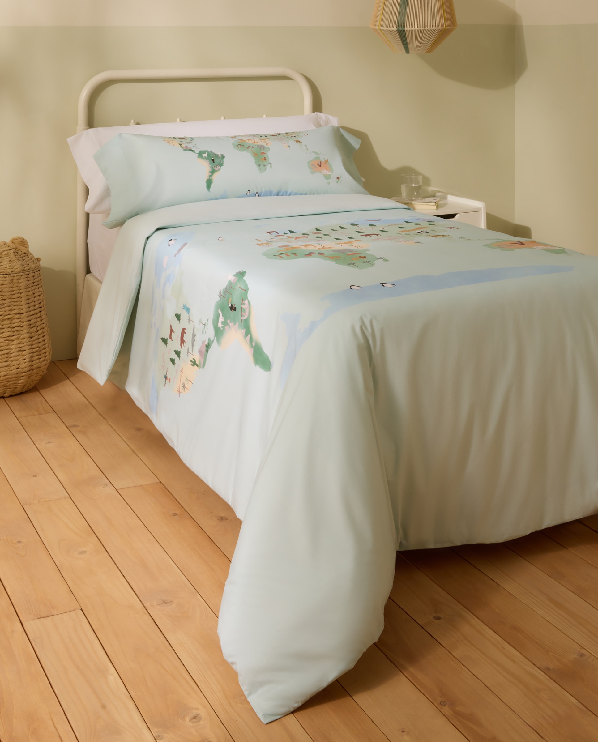 El Corte Inglés - Mini Home - Juego de funda nórdica algodón Mundi.