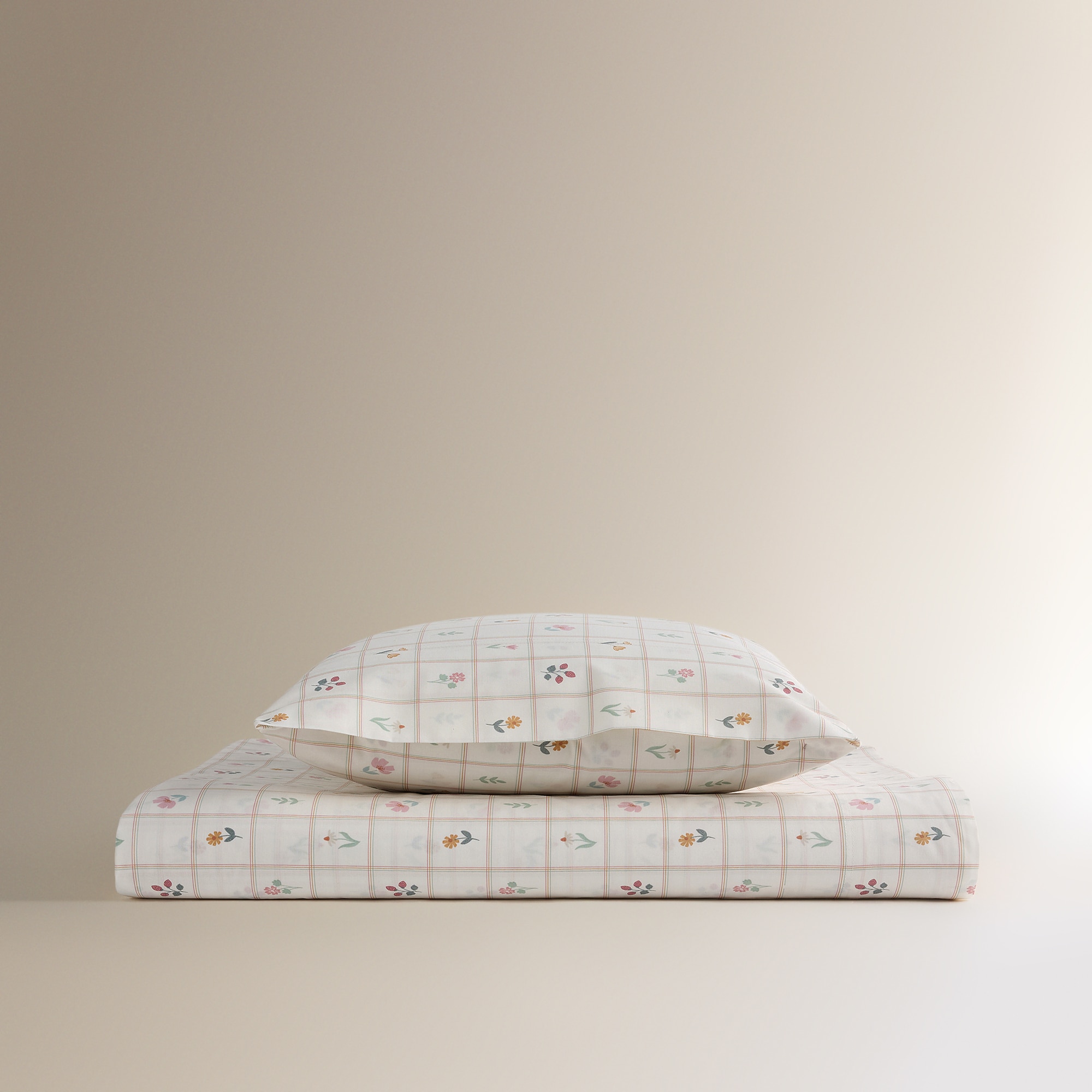 Conjunto de Lençóis de Algodão Hortense Multicolor-5