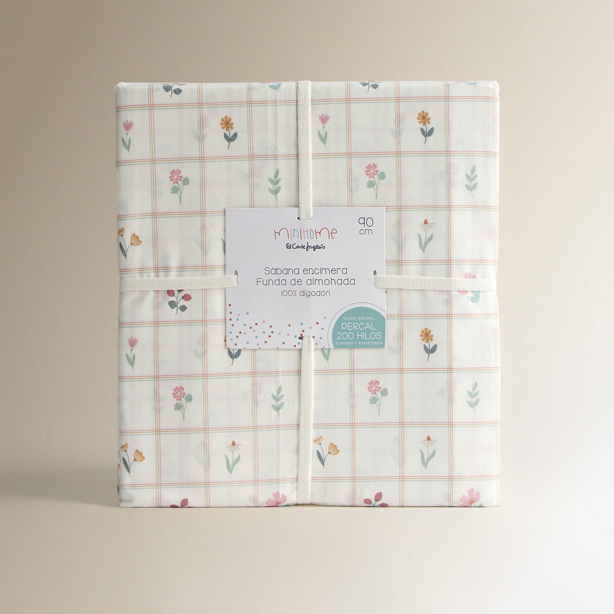 Conjunto de Lençóis de Algodão Hortense Multicolor-6