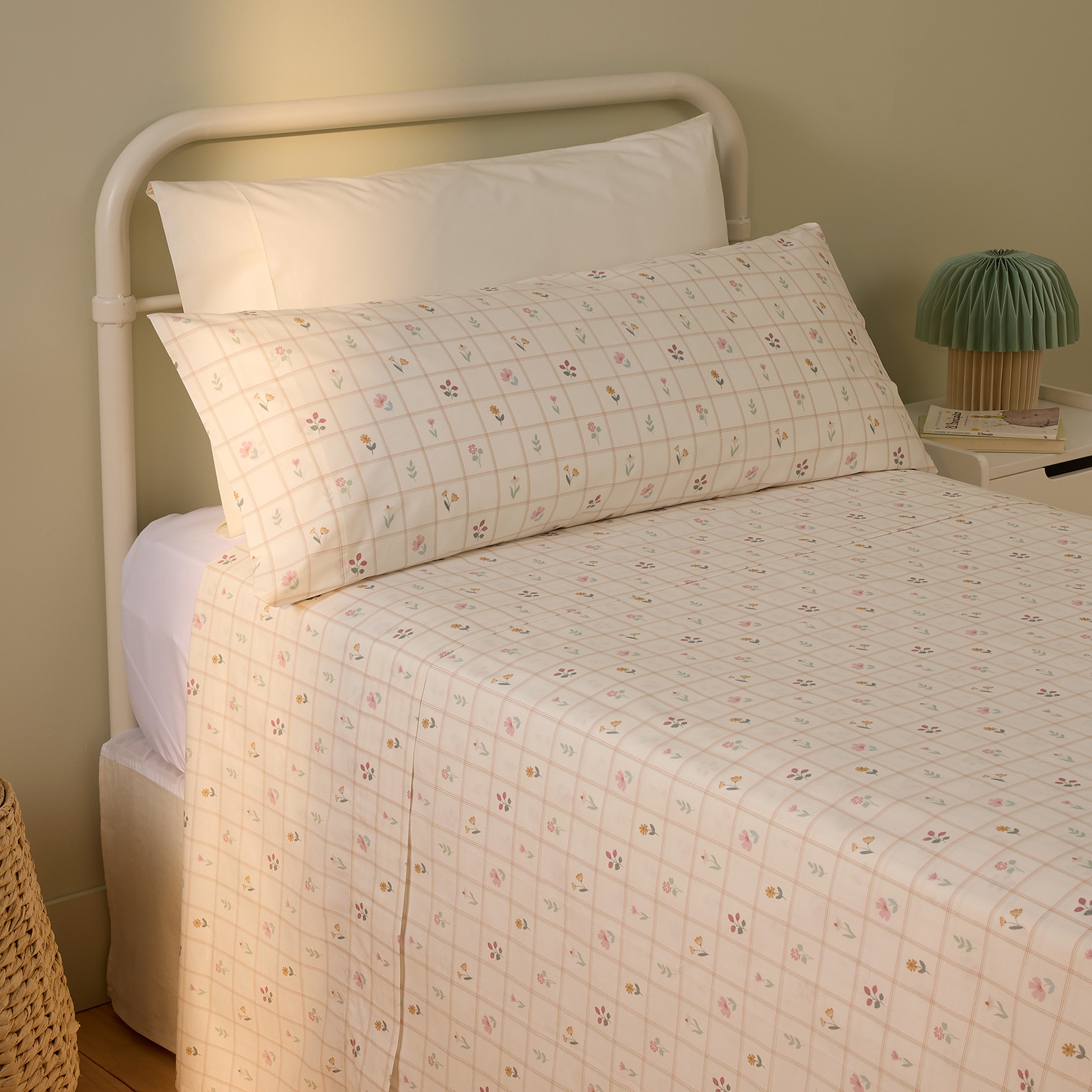 Conjunto de Lençóis de Algodão Hortense Multicolor-1