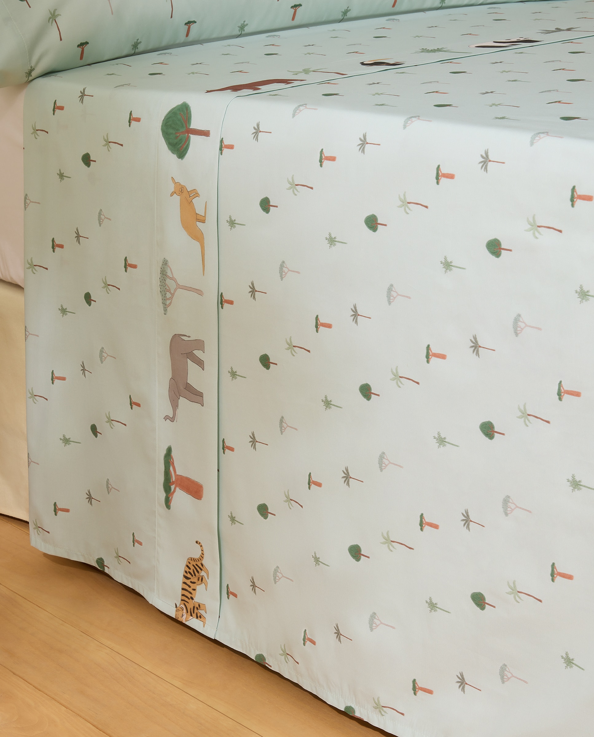 Conjunto de Lençóis de Algodão Mundi Multicolor-2