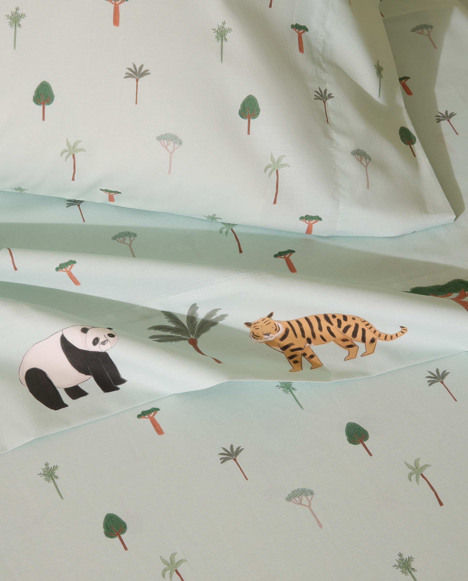 Conjunto de Lençóis de Algodão Mundi Multicolor-3