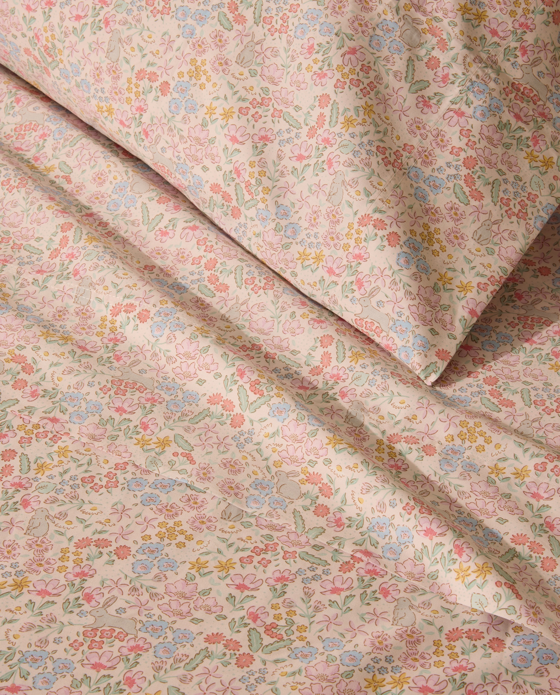 Conjunto de Lençóis de Algodão Acetinado Aurelia Multicolor-3