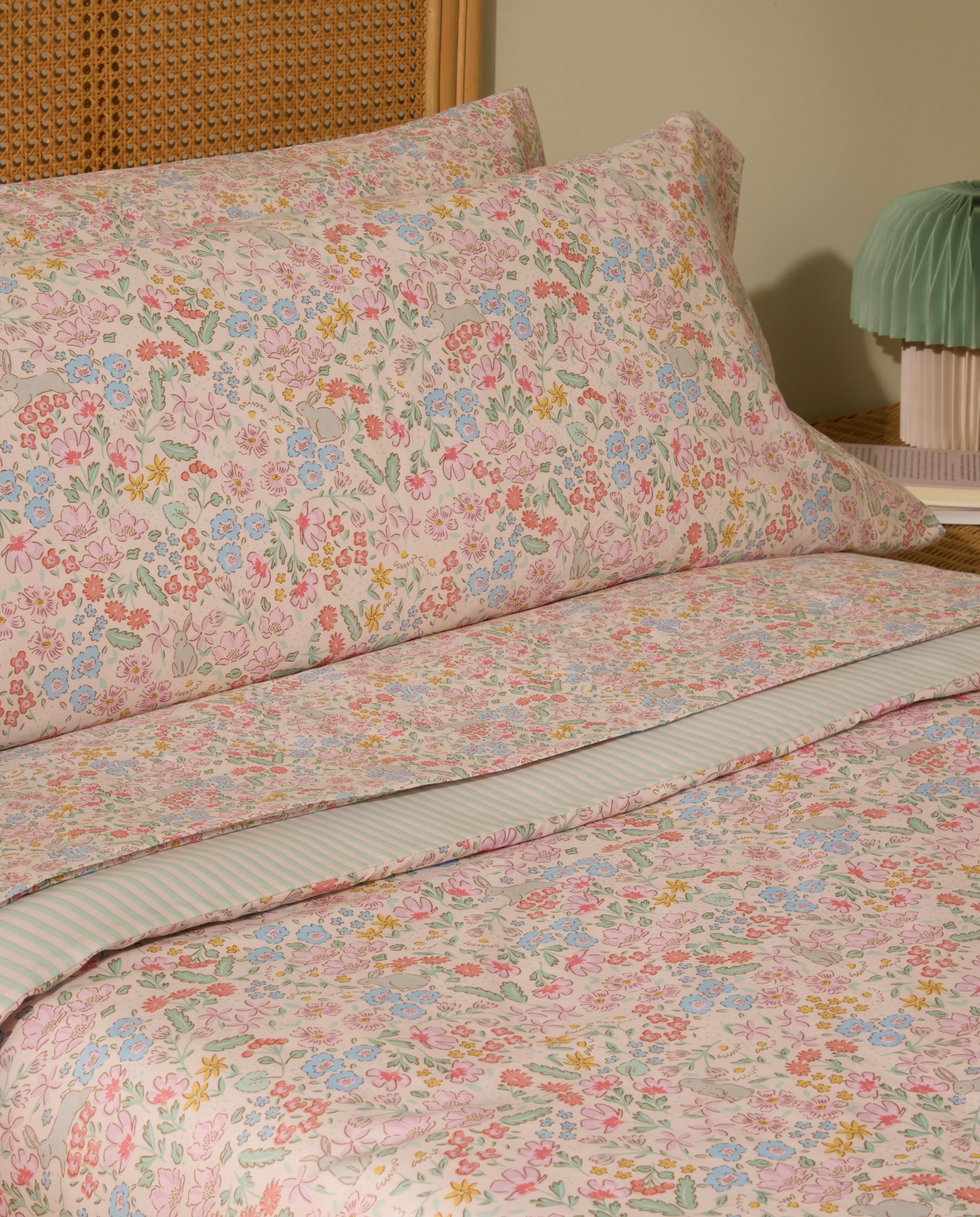 Conjunto de Lençóis de Algodão Acetinado Aurelia Multicolor-4