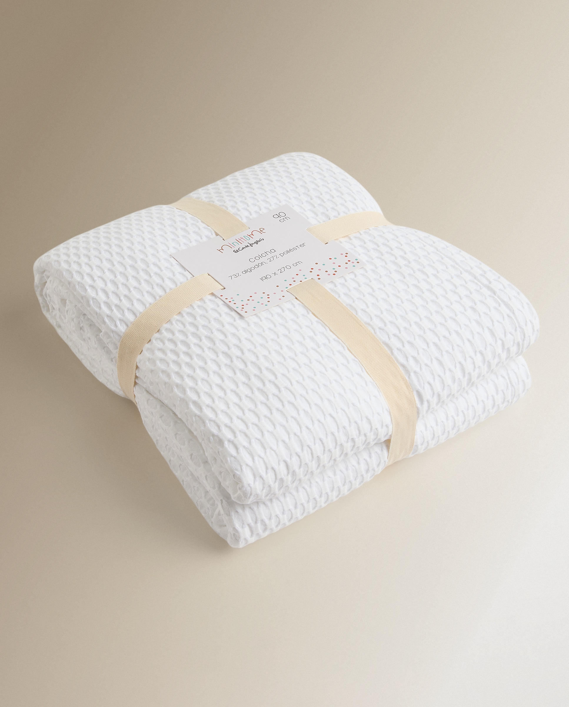 Colcha infantil New Claire Mini Home - El Corte Inglés - Blanco Cama 90 cm Blanco-5