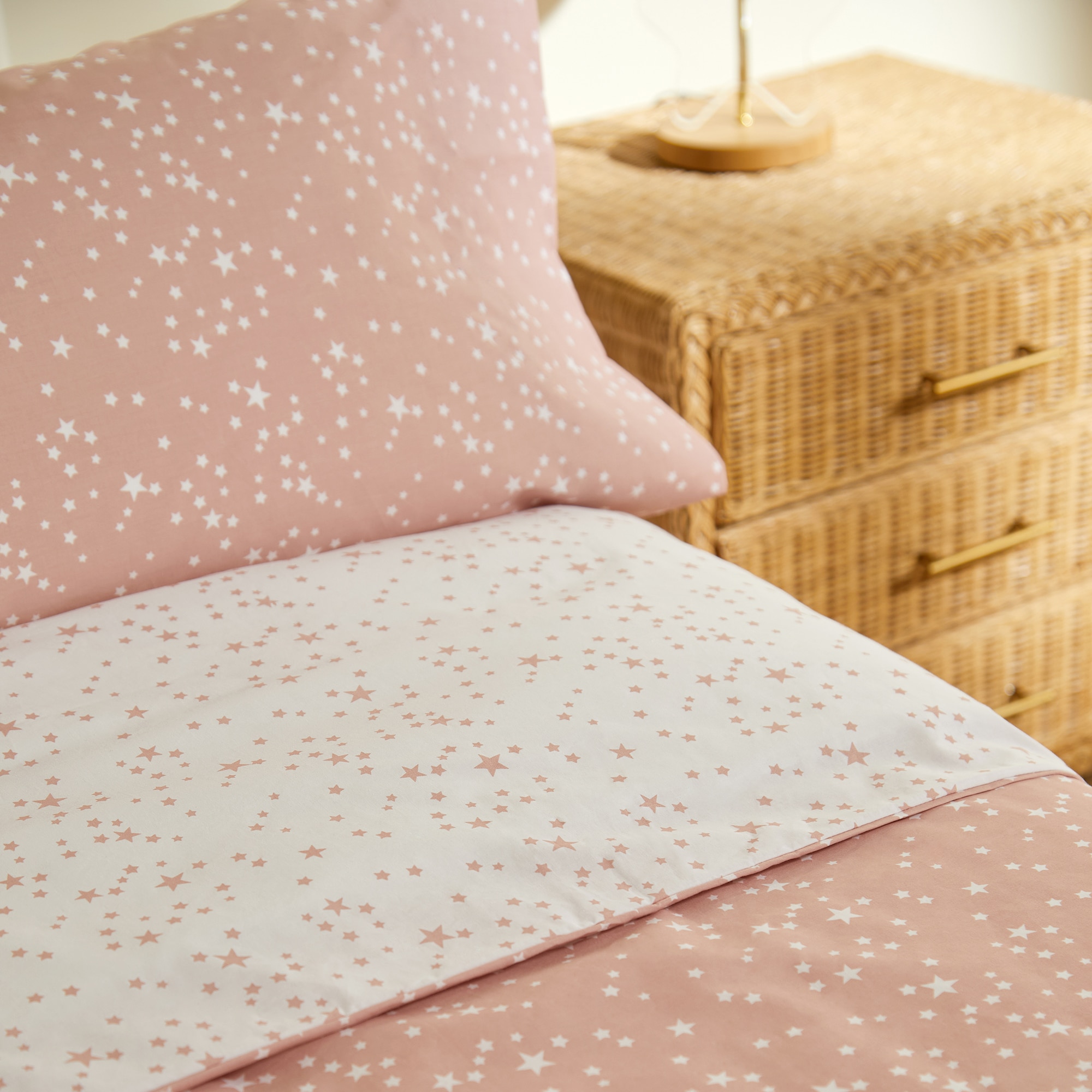 Juego de funda nórdica algodón New Stars Mini Home - El Corte Inglés - Peonía Cama 90 cm Peonía-3