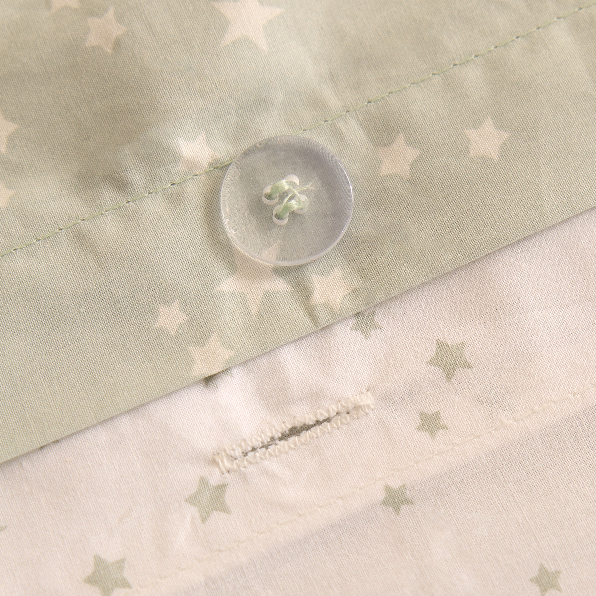 Conjunto de Capa de Edredão de Algodão New Stars Água-5