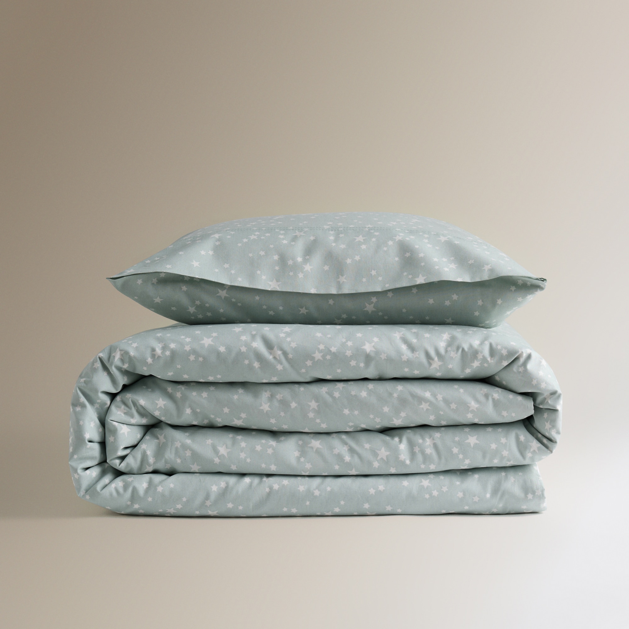 Conjunto de Capa de Edredão de Algodão New Stars Água-6