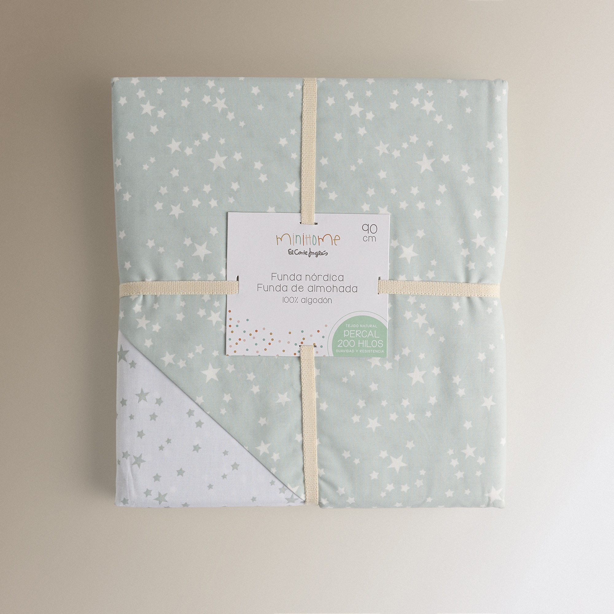 Conjunto de Capa de Edredão de Algodão New Stars Água-8