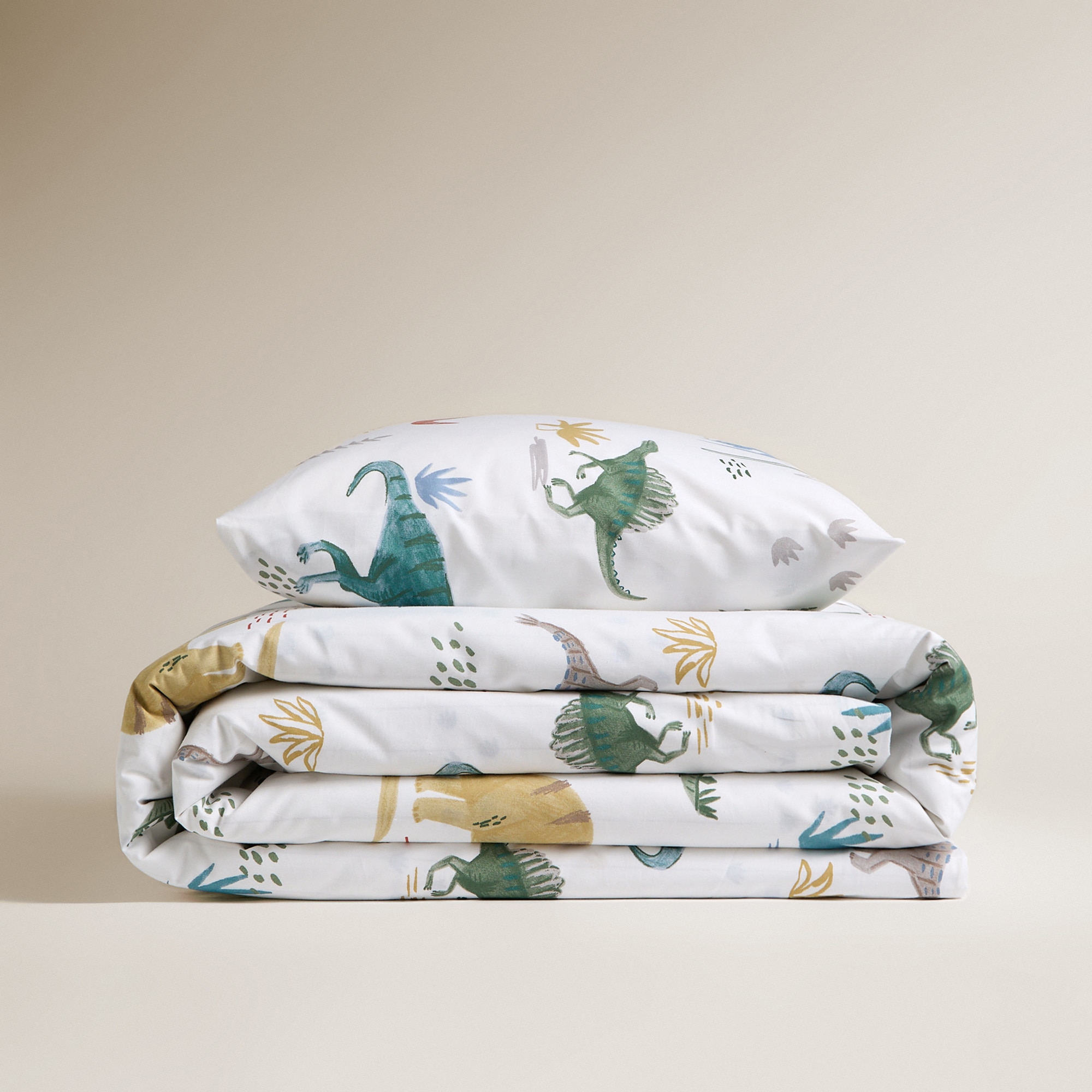 Conjunto de Capa de Edredão de Algodão Saurio Multicolor-2