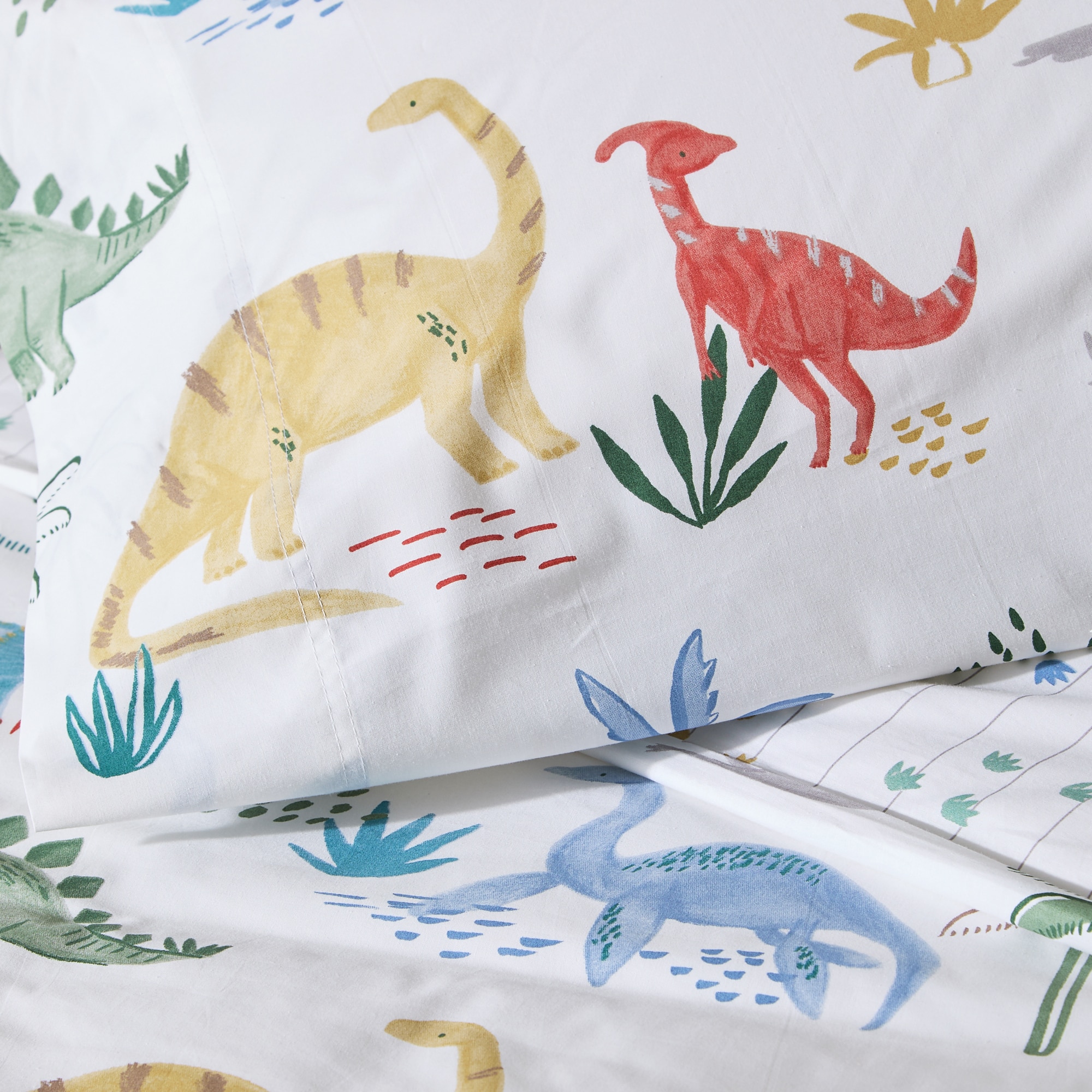 Conjunto de Capa de Edredão de Algodão Saurio Multicolor-4