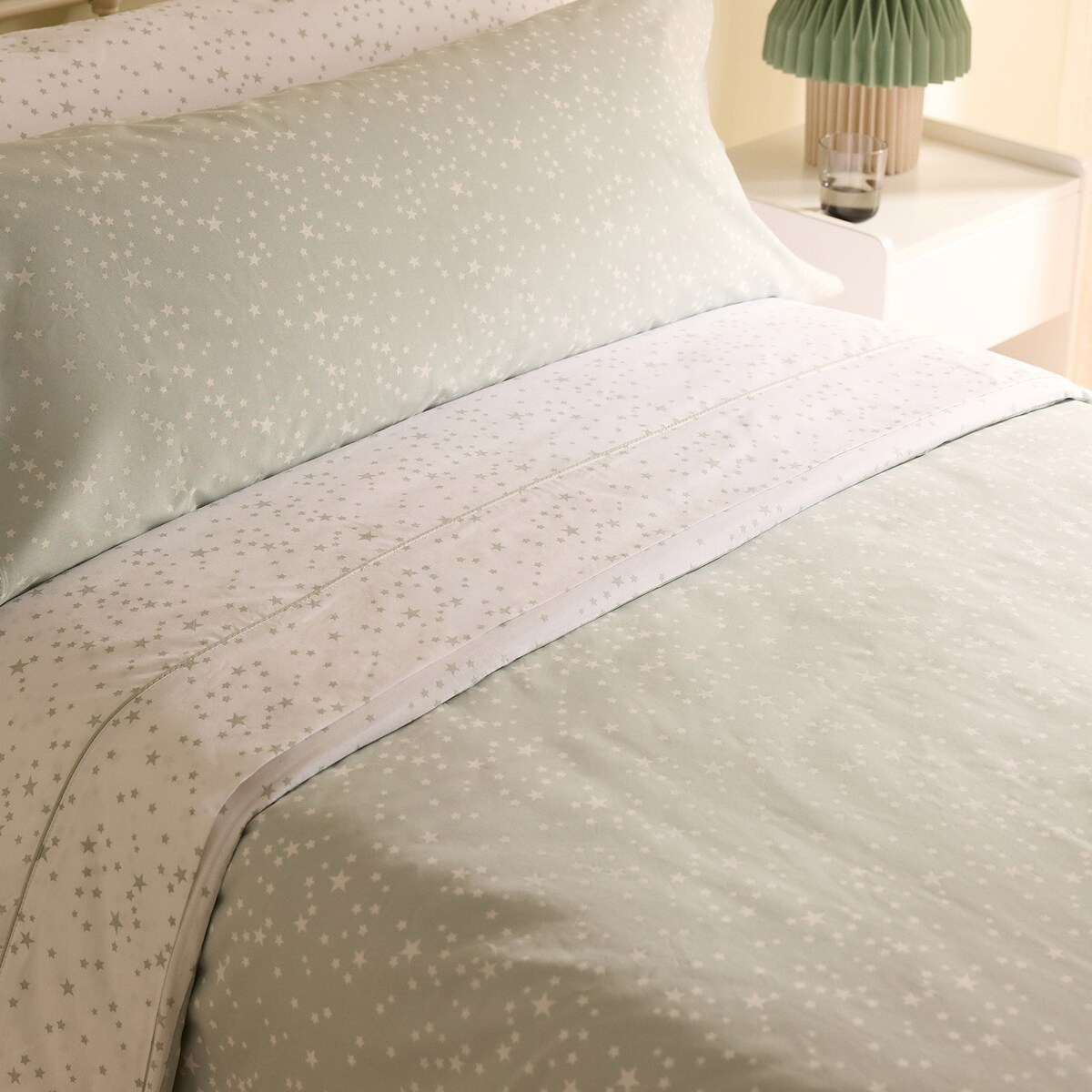 Conjunto de Lençóis de Algodão New Stars Água-6