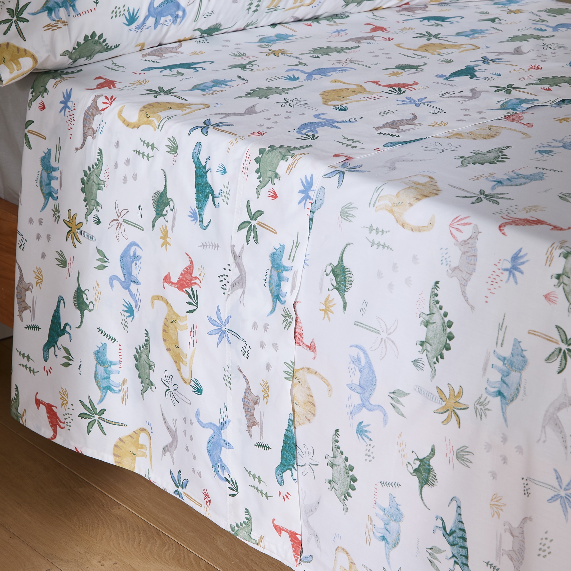 Conjunto de Lençóis de Algodão Saurio Multicolor-3