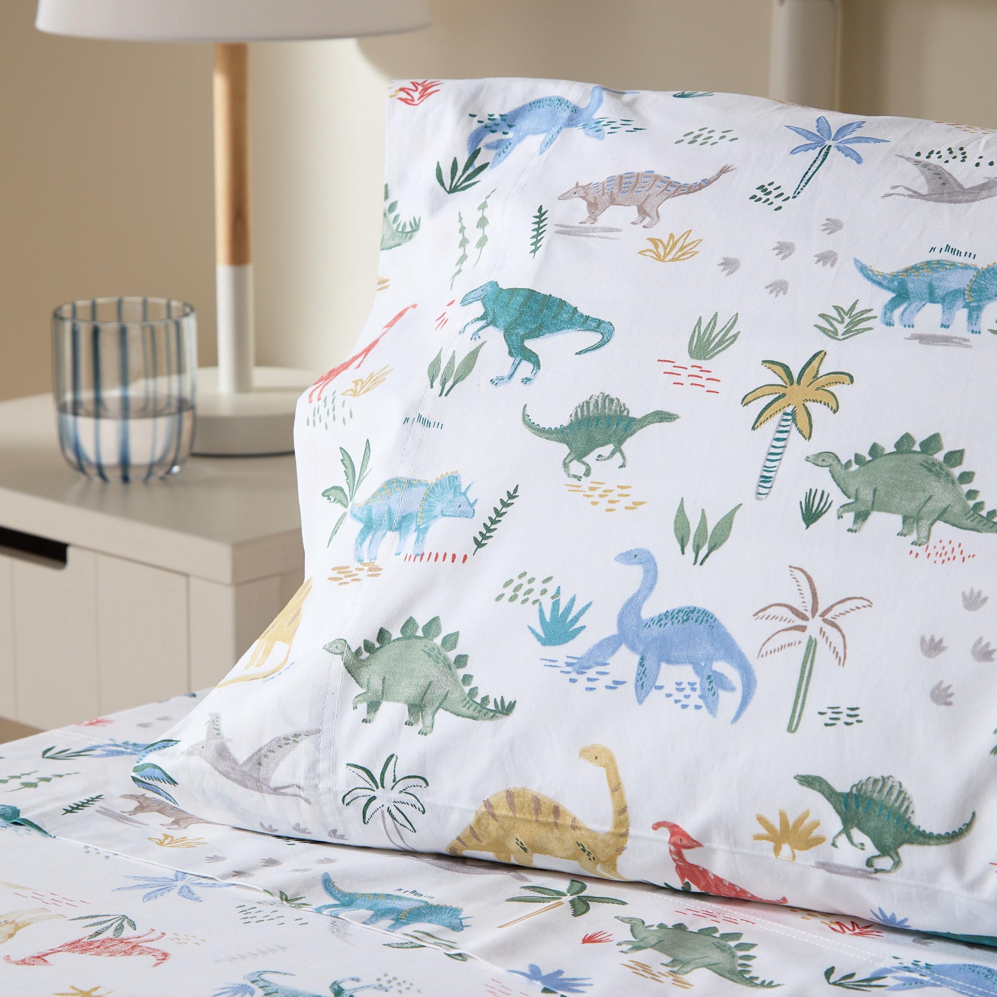 Conjunto de Lençóis de Algodão Saurio Multicolor-4