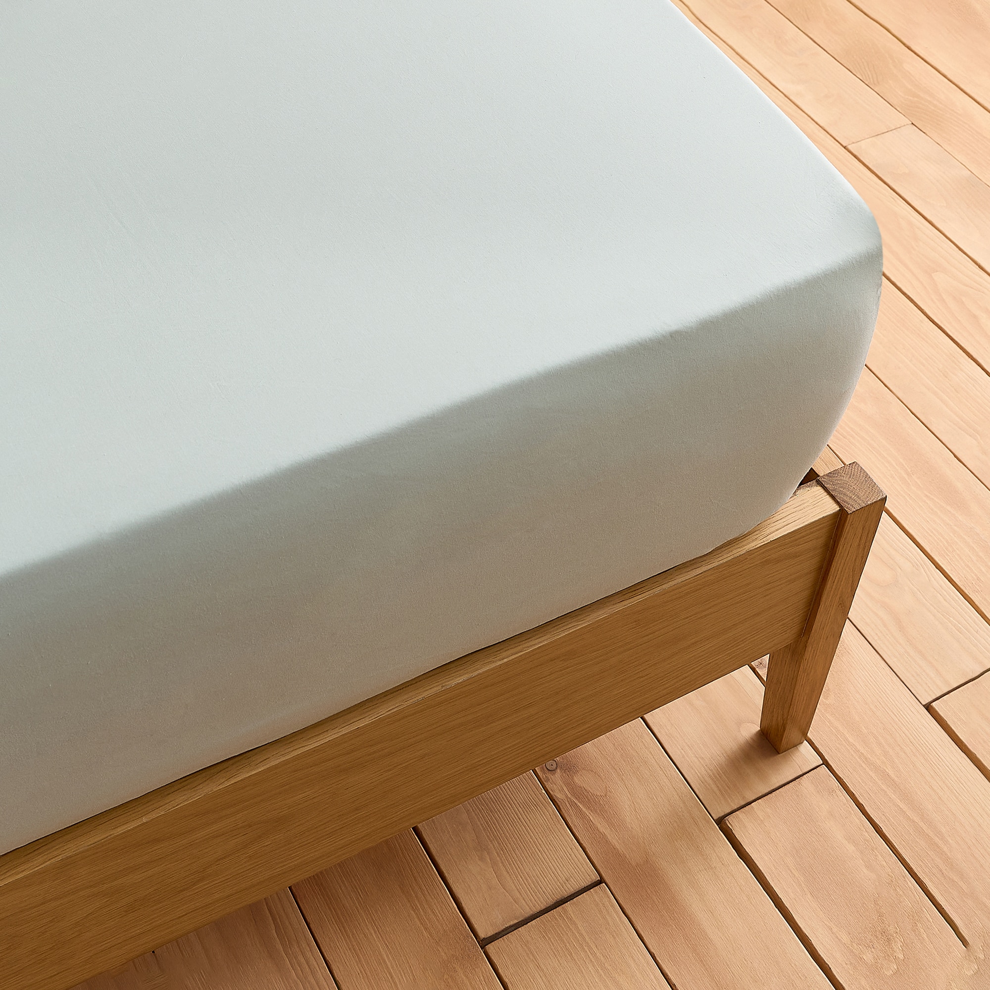 Sábana bajera infantil algodón sostenible New Fit Kids Mini Home - El Corte Inglés - Agua Cama 90 cm Agua-2