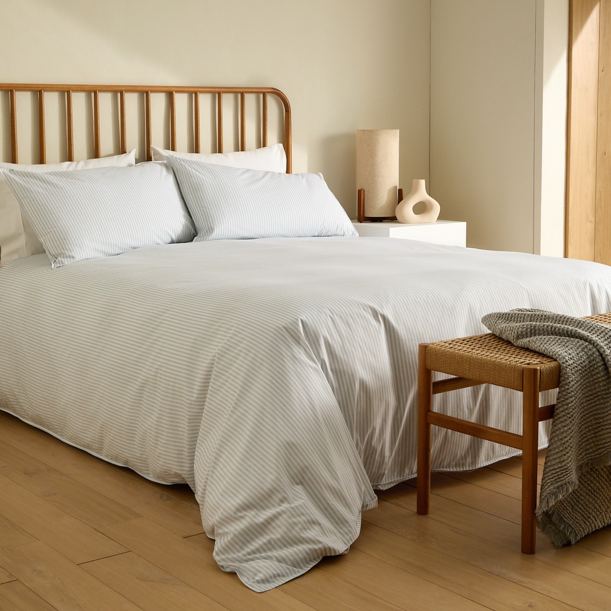 Imagem 0 de Conjunto de Capa de Edredão Reversível de Algodão Martin