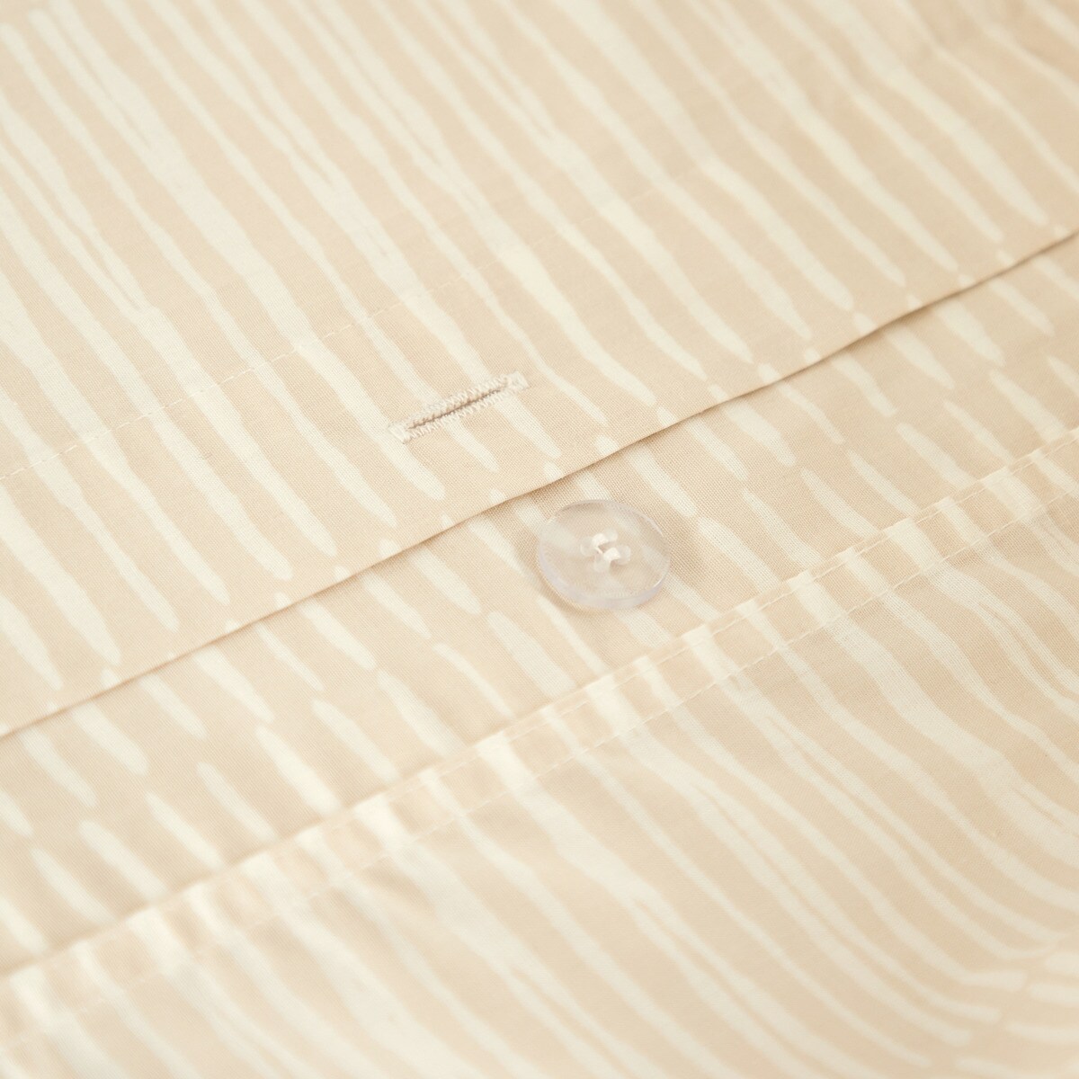 Conjunto de Capa de Edredão de Algodão Geo Bege-5