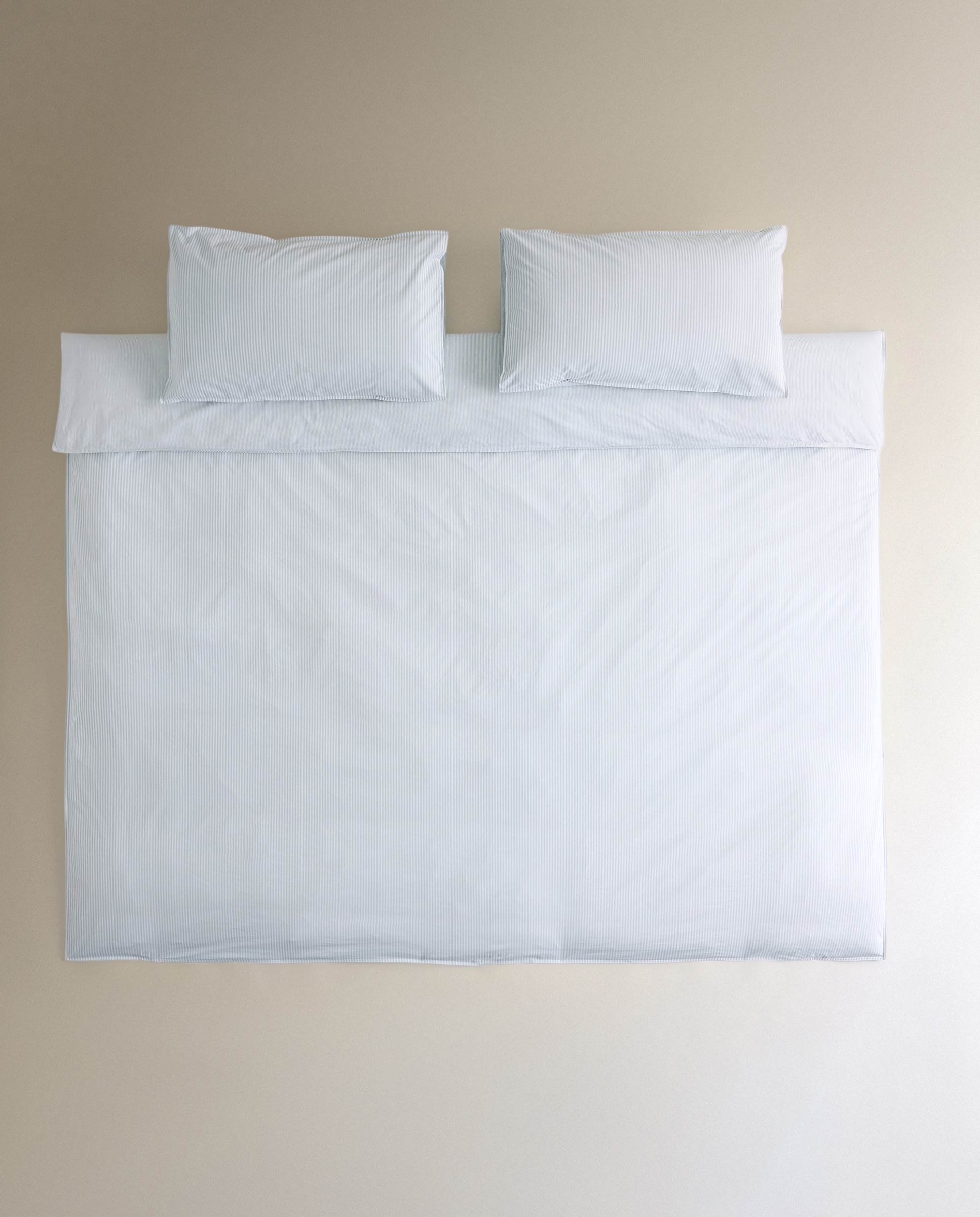 Juego de funda nórdica algodón Robin - Azul Cama 90 cm Azul-2