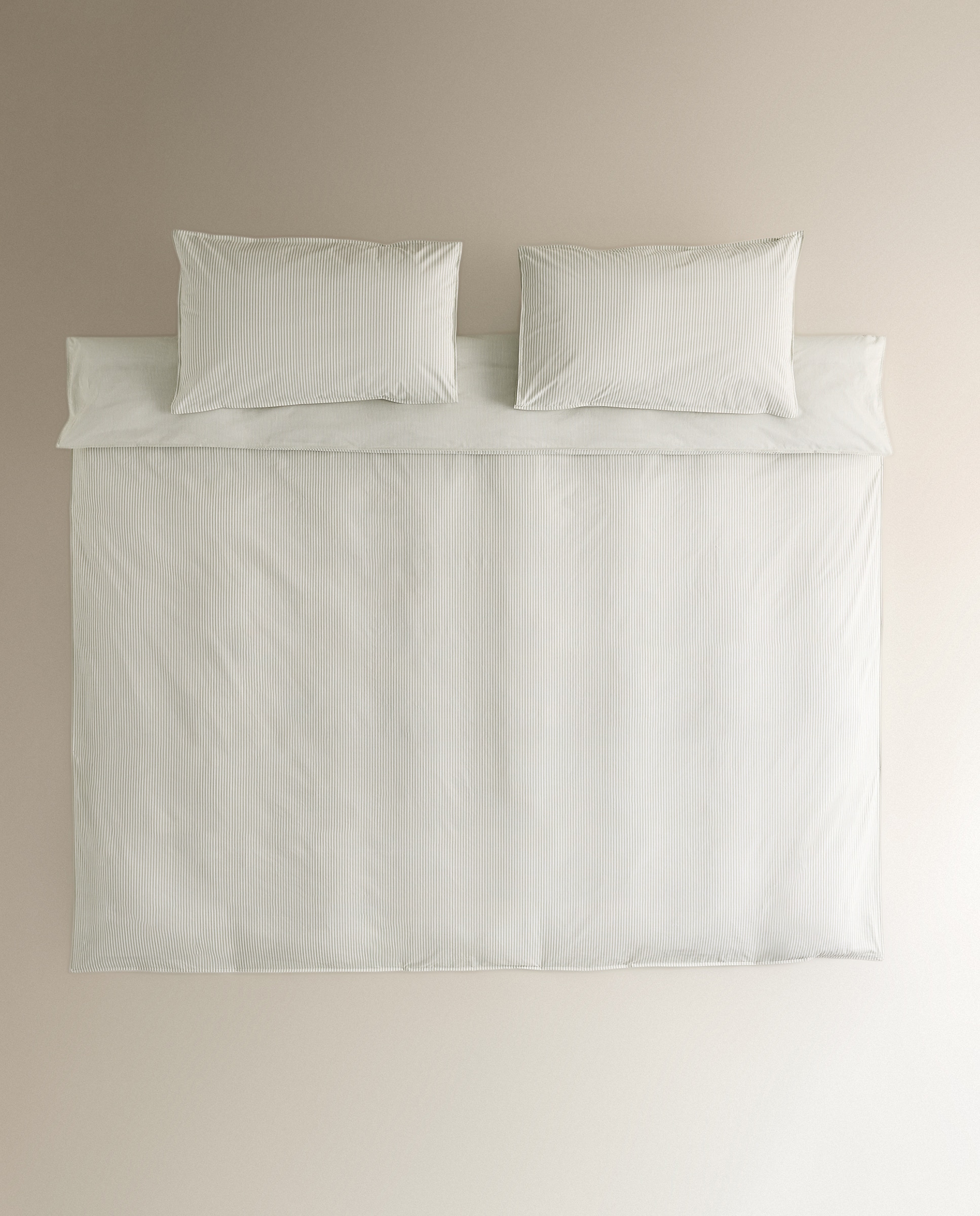 Juego de funda nórdica algodón Robin - Verde Cama 90 cm Verde-2