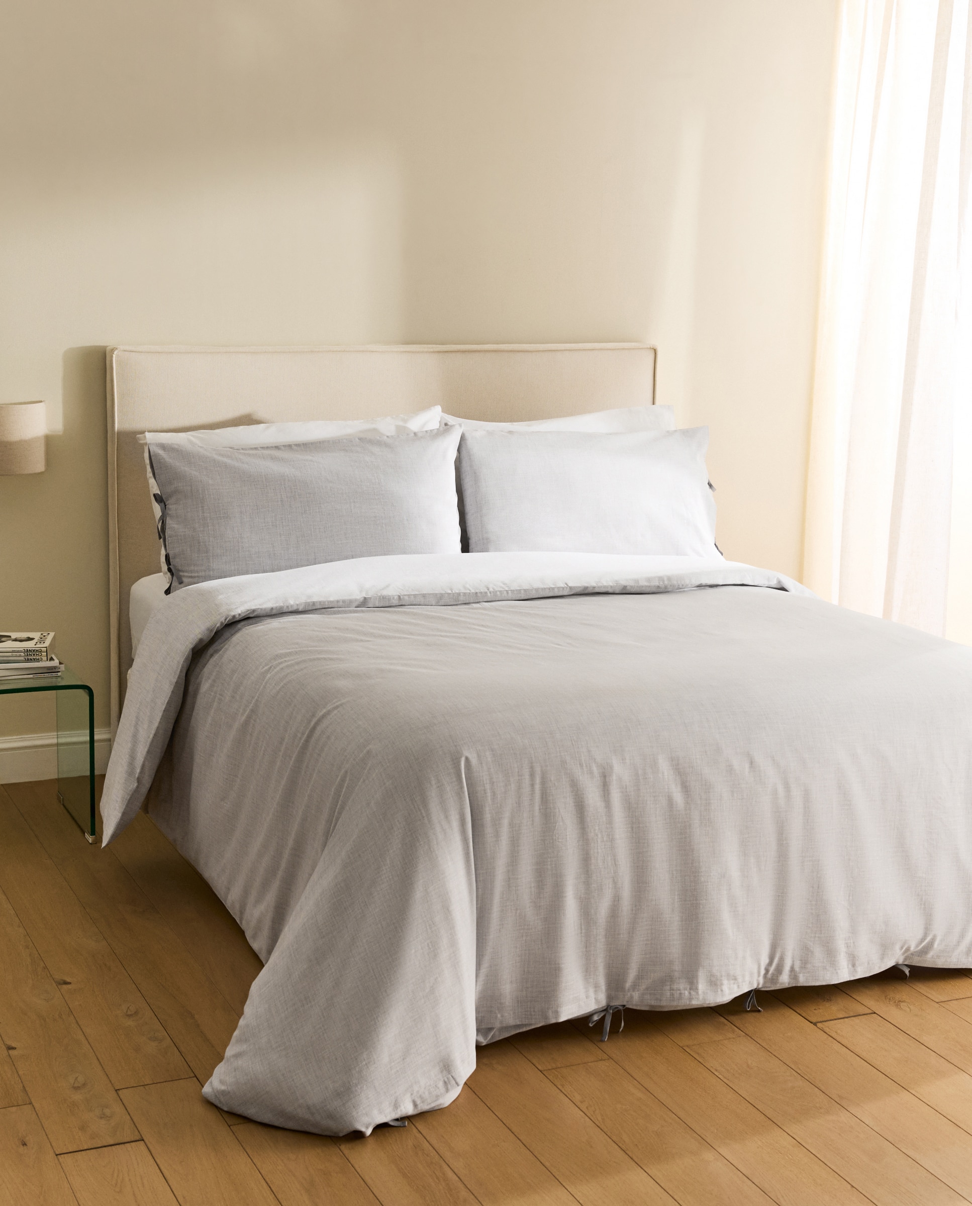 Juego de funda nórdica algodón Max El Corte Inglés - Gris Cama 150 cm