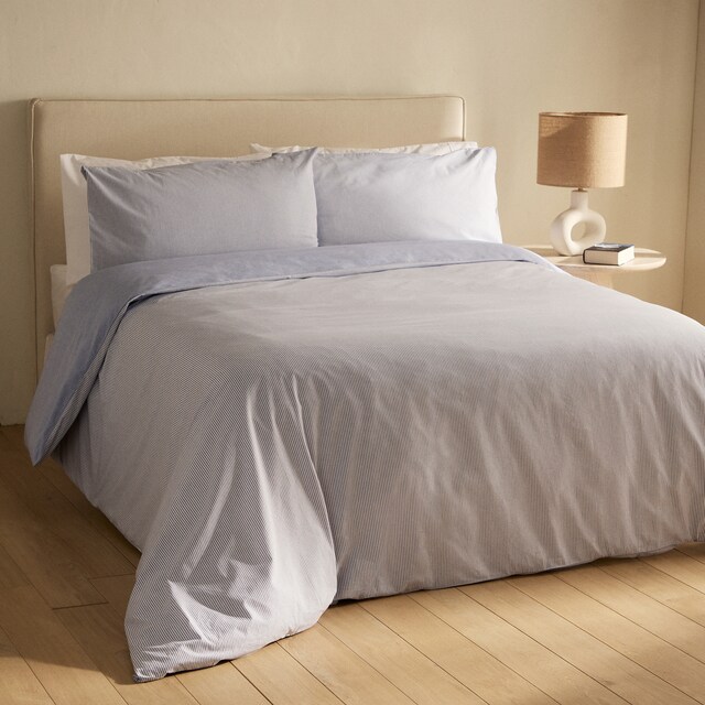 Imagem 0 de Conjunto de capa de edredão em algodão Oxford Stripe