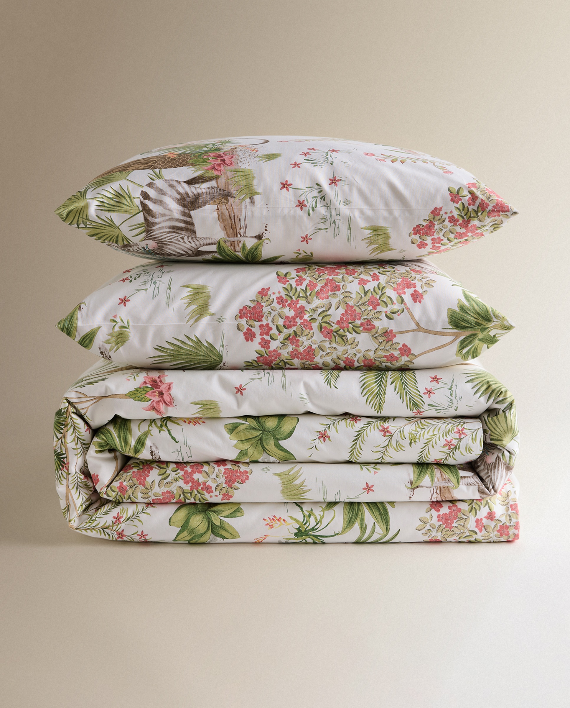 Conjunto de Capa de Edredão de Algodão Masai Multicolor-6