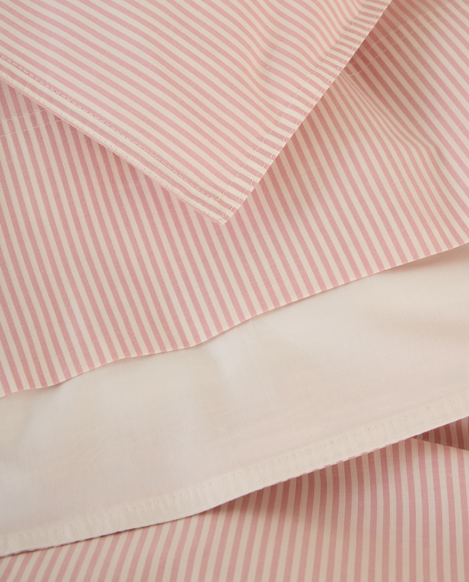 Conjunto de capa de edredão em algodão Oxford Rosa-4