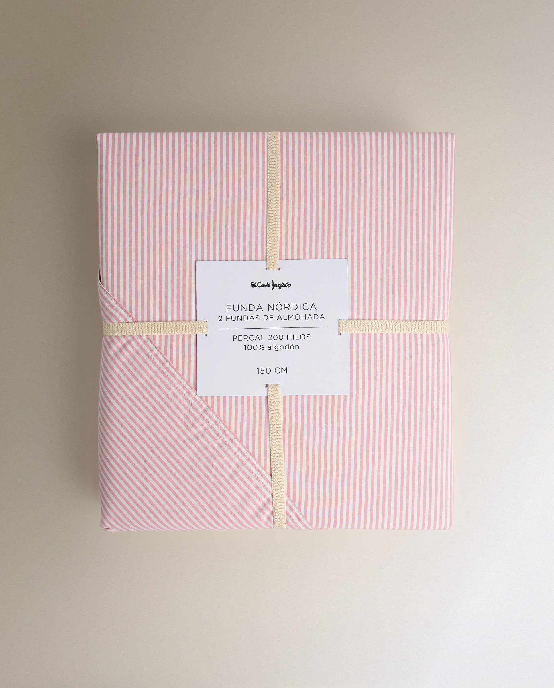 Conjunto de capa de edredão em algodão Oxford Rosa-7