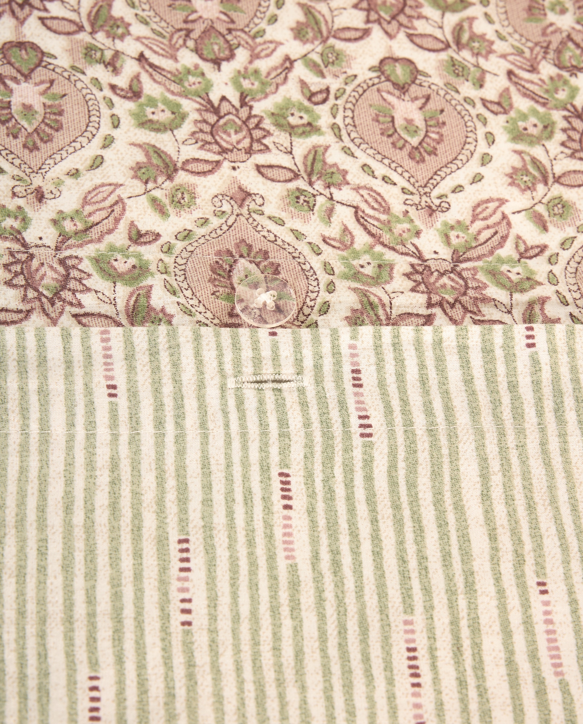 Juego de funda nórdica algodón percal Kiana - Granate Cama 90 cm Granate-5