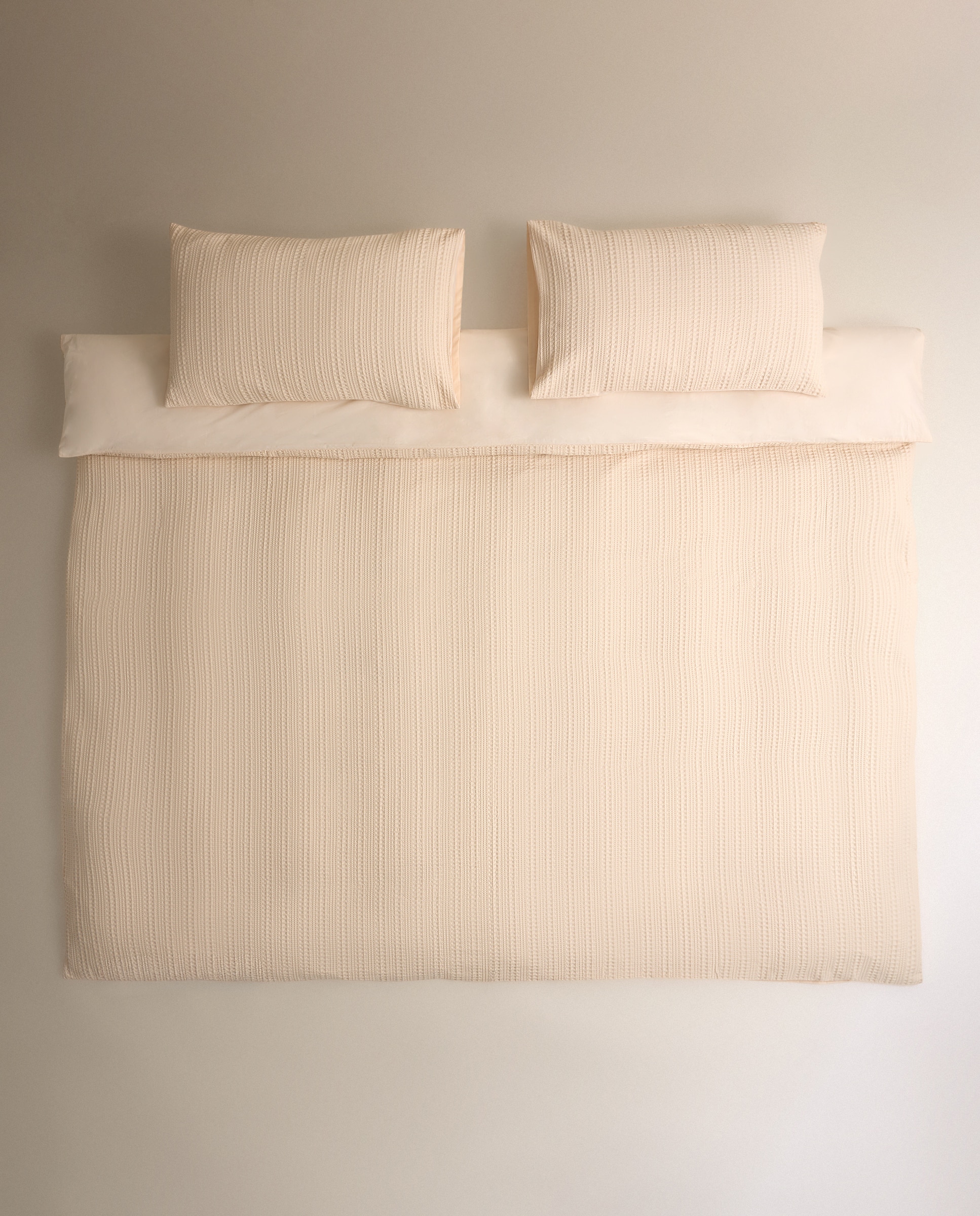 Conjunto de capa de edredão em algodão Cotton El Corte Inglés Cru-2