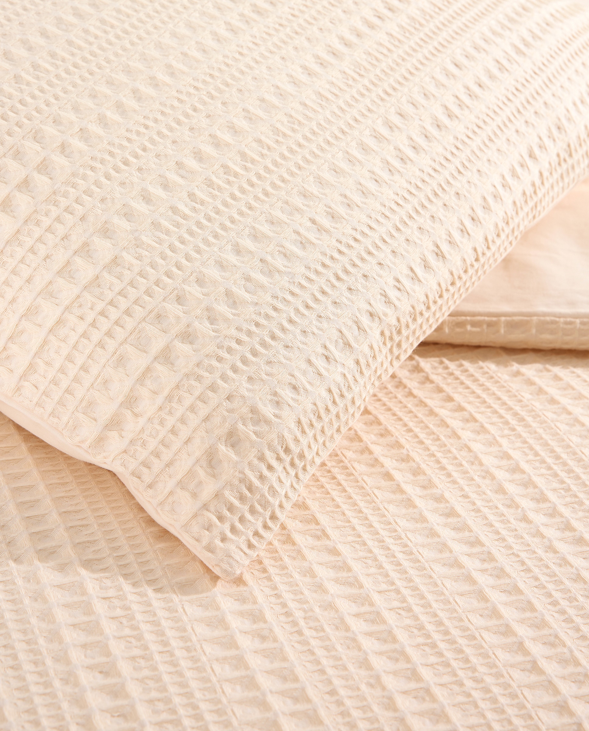 Conjunto de capa de edredão em algodão Cotton El Corte Inglés Cru-4