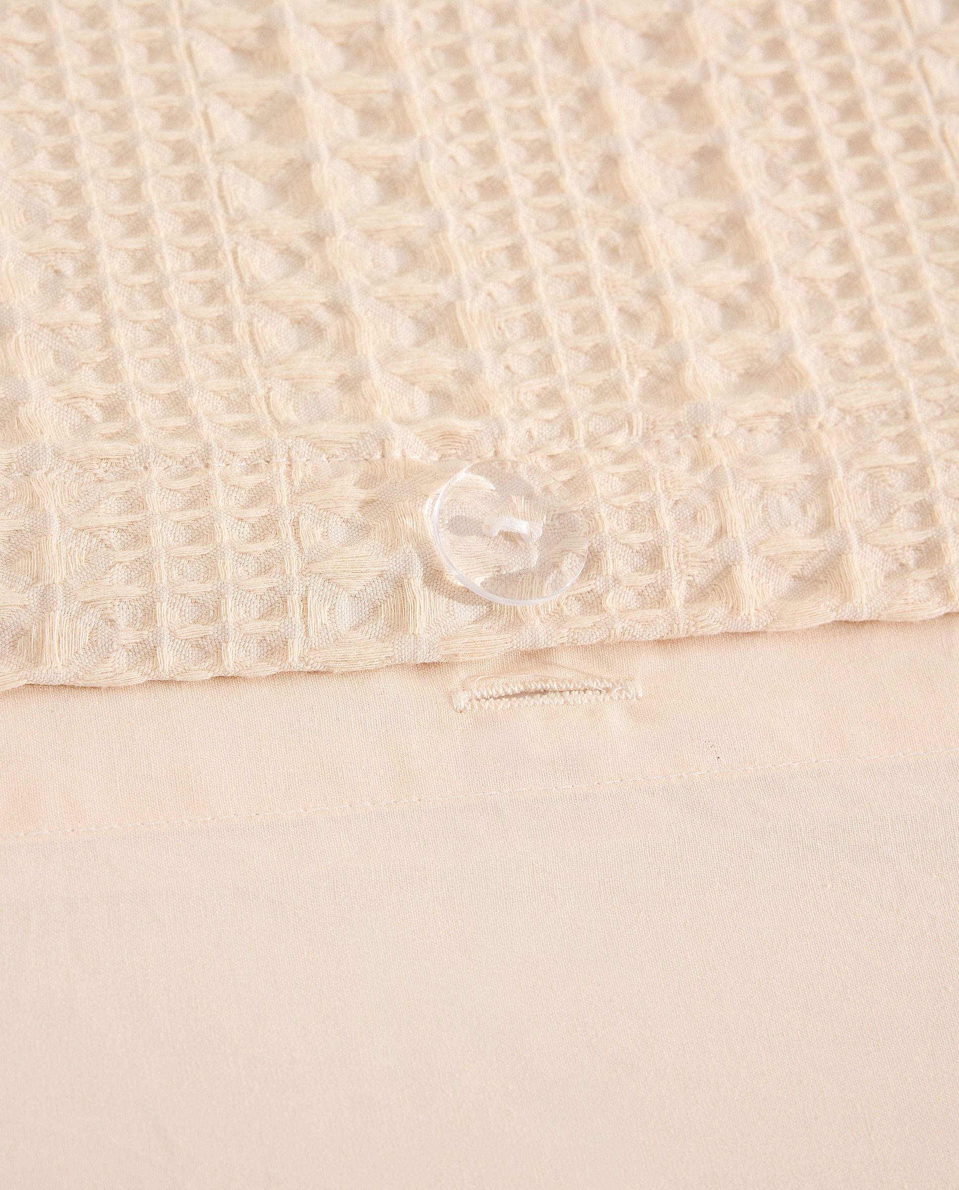 Conjunto de capa de edredão em algodão Cotton El Corte Inglés Cru-5