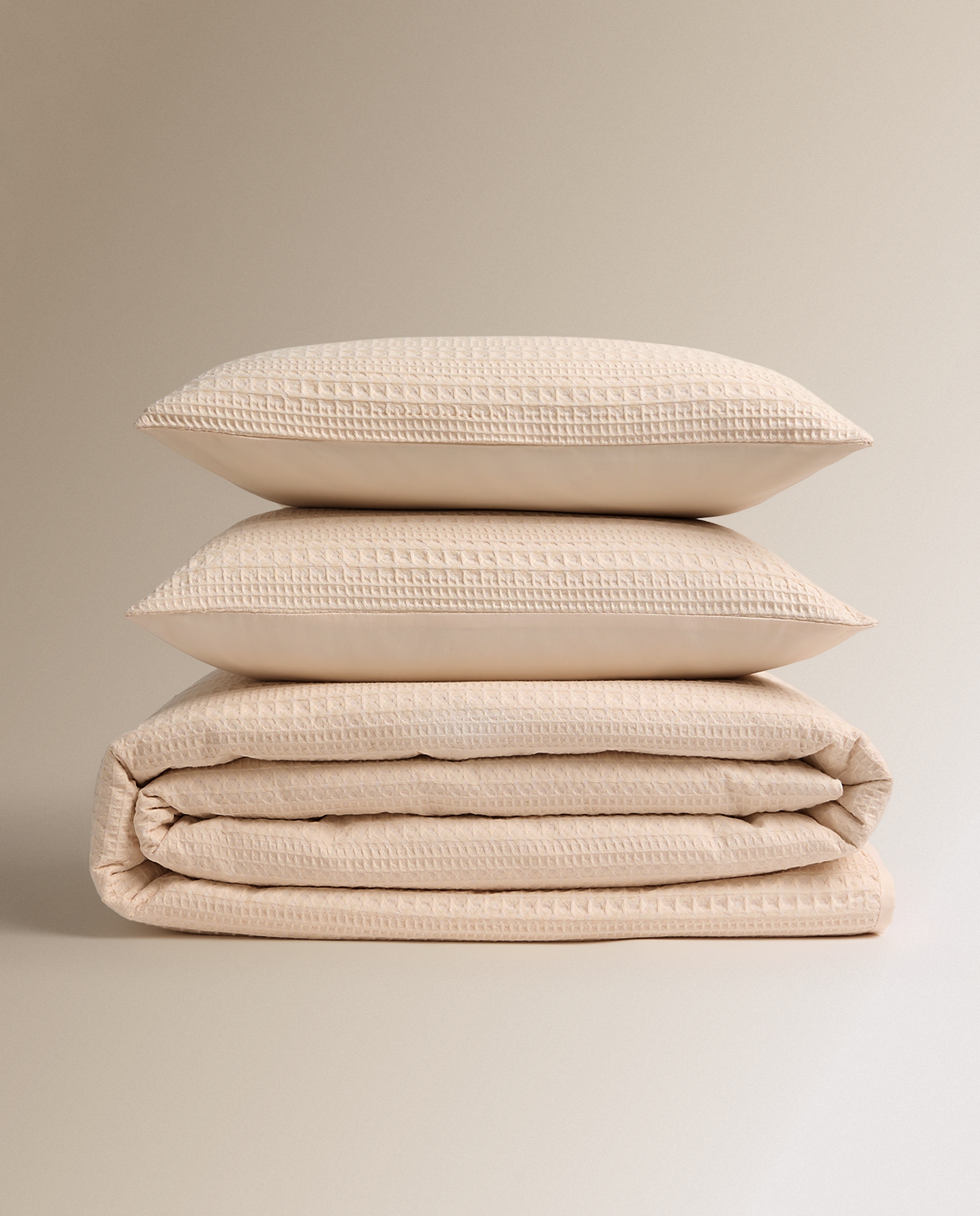 Conjunto de capa de edredão em algodão Cotton El Corte Inglés Cru-7