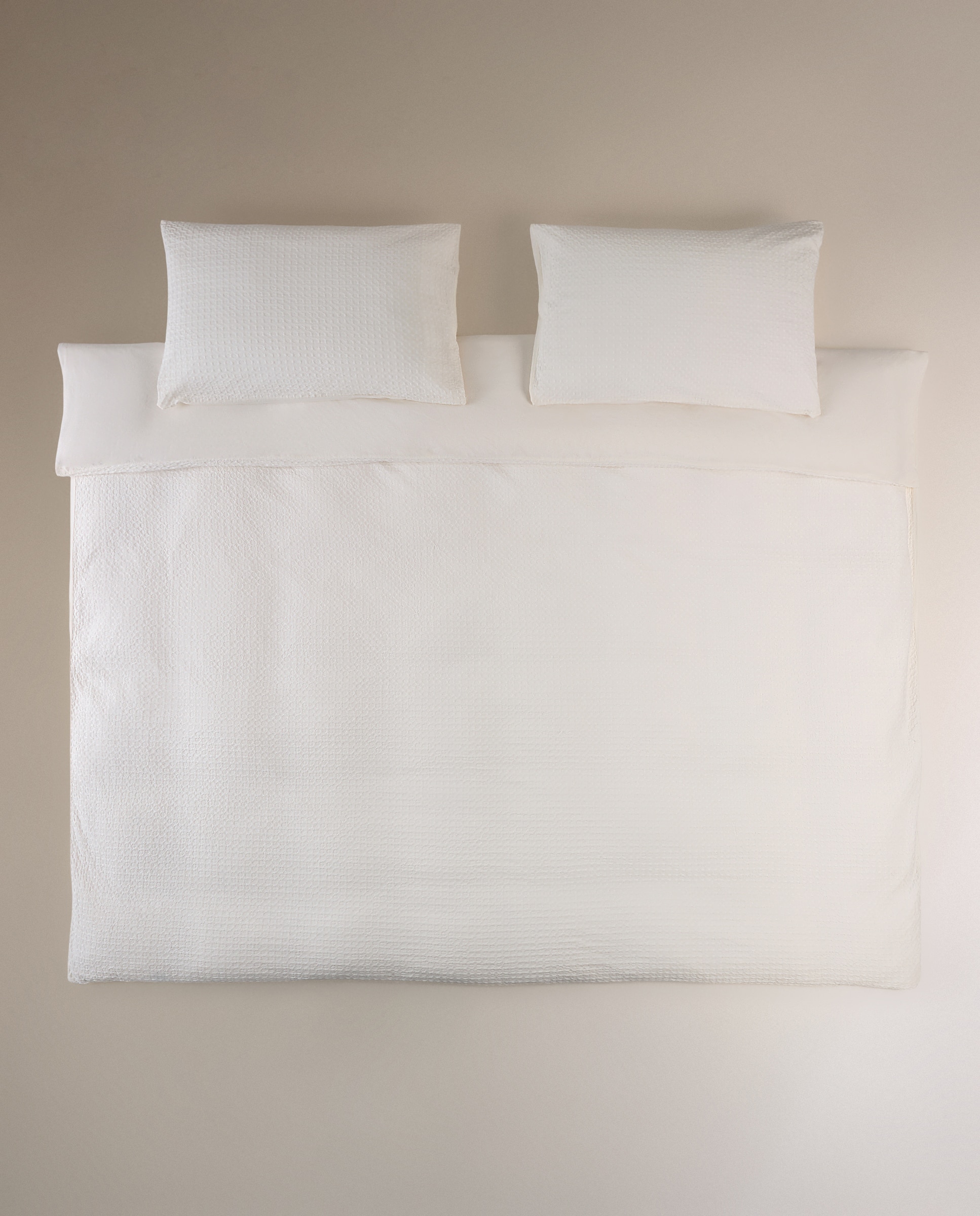 Juego de funda nórdica algodón Lompoc Room - El Corte Inglés - Crudo Cama 90 cm Crudo-2