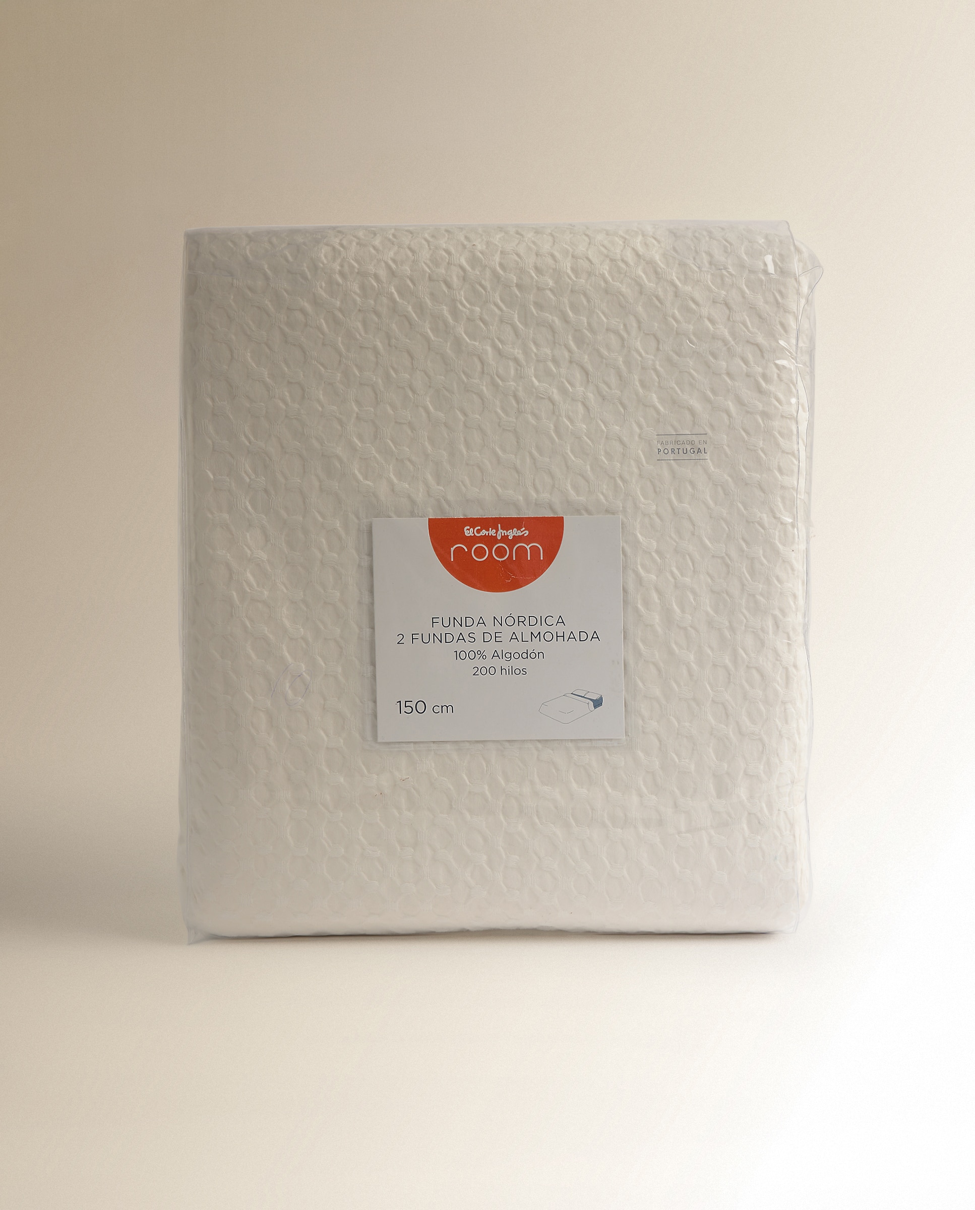 Juego de funda nórdica algodón Lompoc Room - El Corte Inglés - Crudo Cama 90 cm Crudo-7