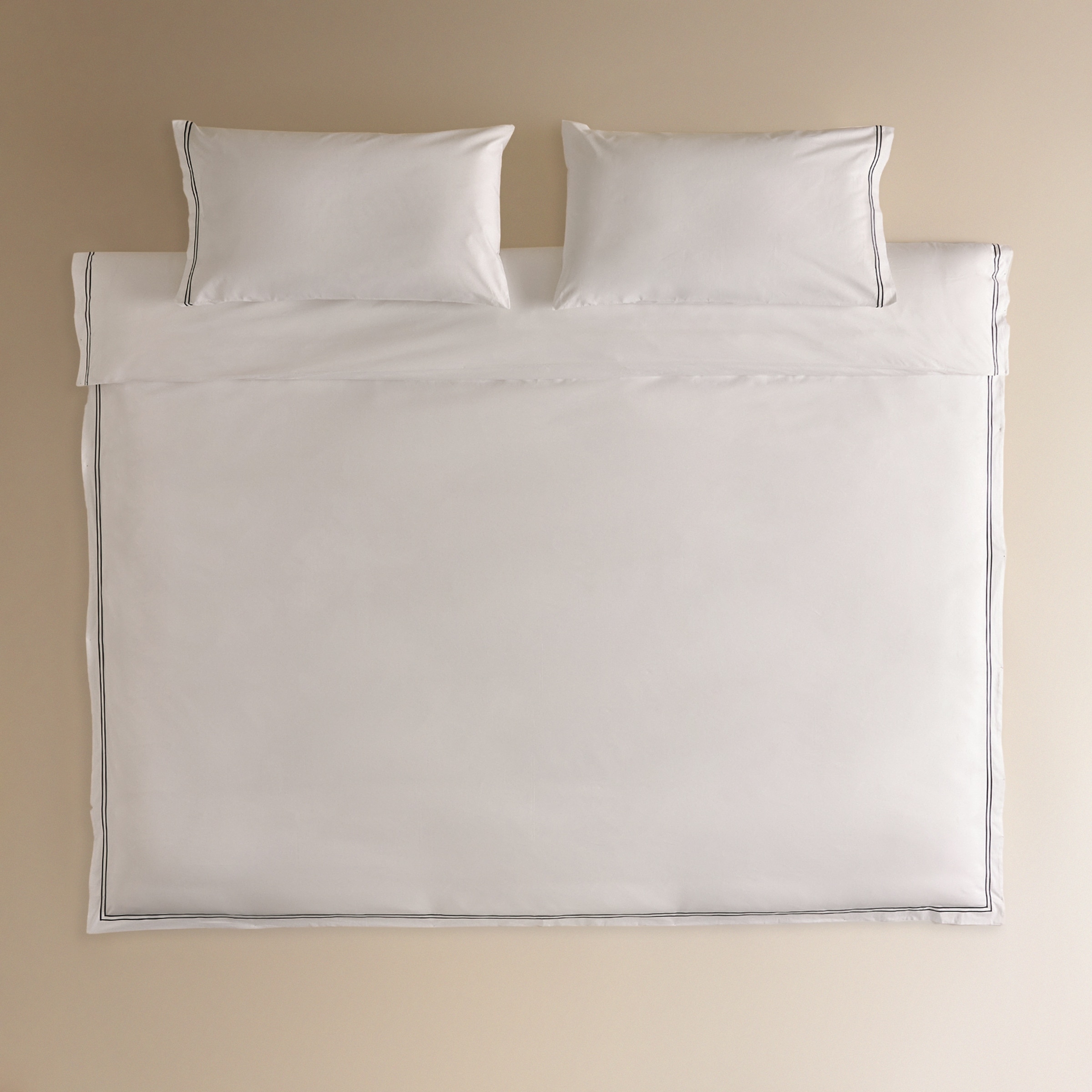 Juego de funda nórdica percal algodón egipcio 400 hilos Hotel El Corte Inglés - Marino Cama 90 cm Marino-2