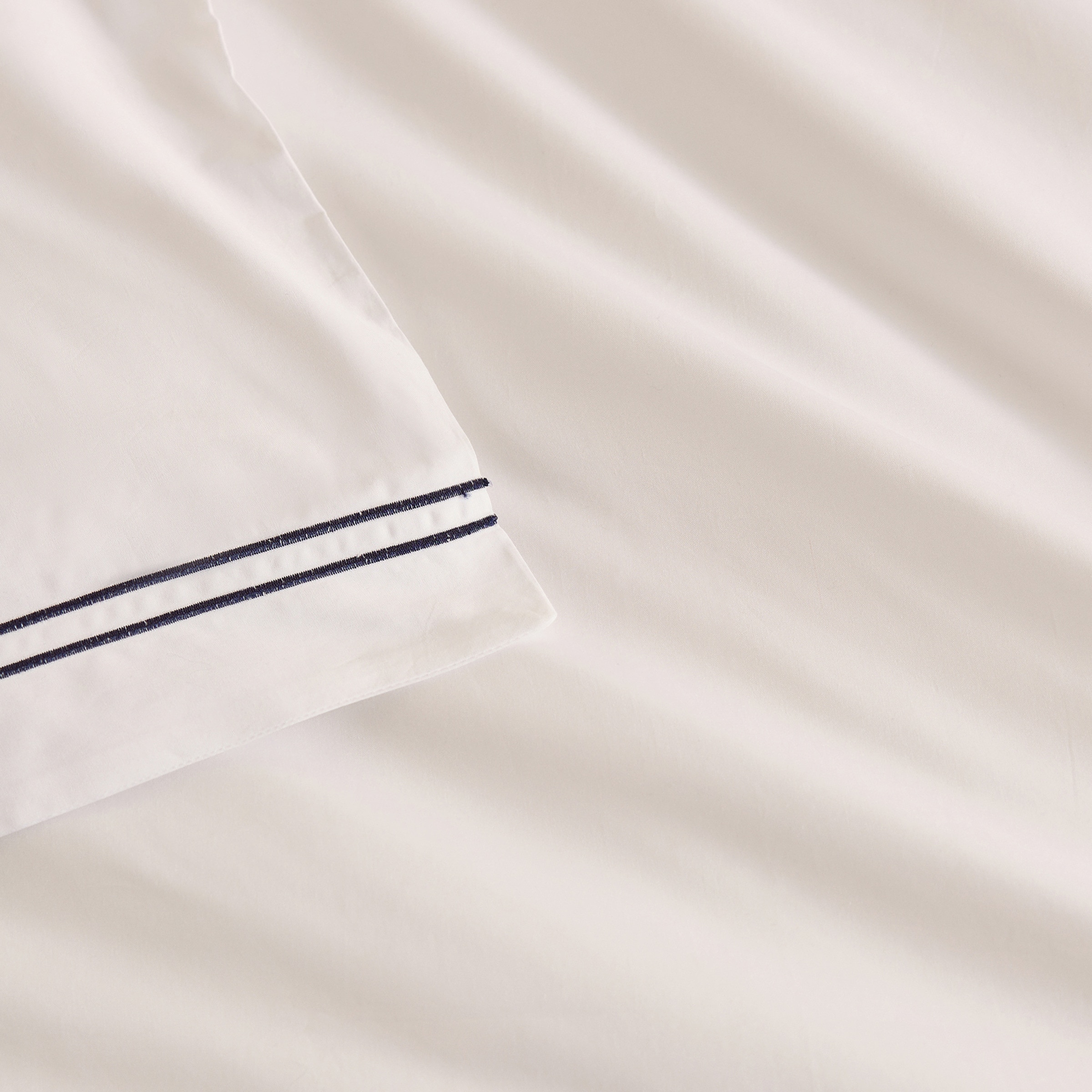Juego de funda nórdica percal algodón egipcio 400 hilos Hotel El Corte Inglés - Marino Cama 90 cm Marino-4