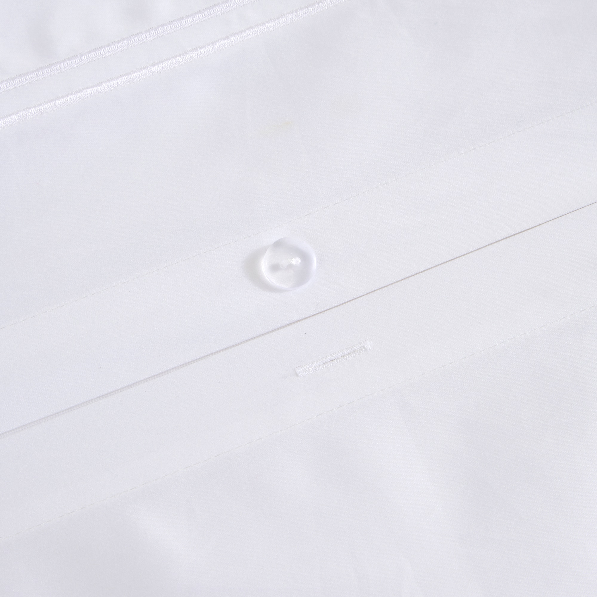 Juego de funda nórdica algodón egipcio Satén 1000 hilos El Corte Inglés - Blanco Cama 180 cm Blanco-5