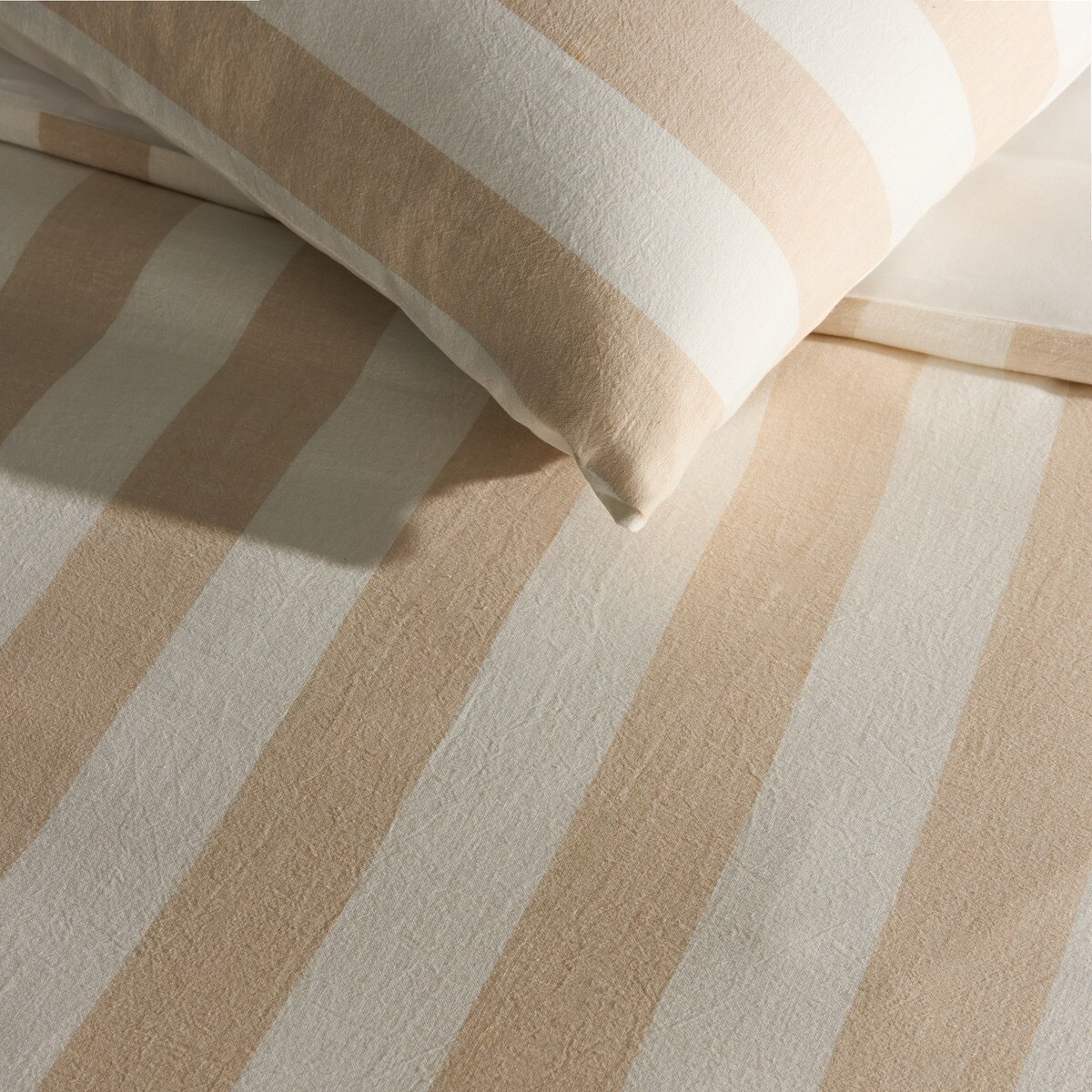 Juego de funda nórdica lino y algodón Orson El Corte Inglés - Beige Cama 90 cm Beige-4