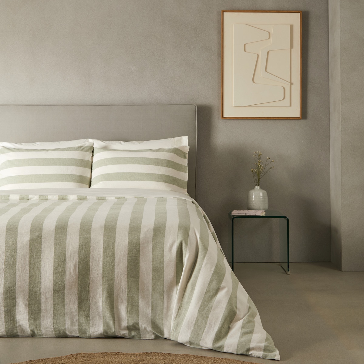 Imagem 0 de Conjunto de Capa de Edredão de Linho e Algodão Orson