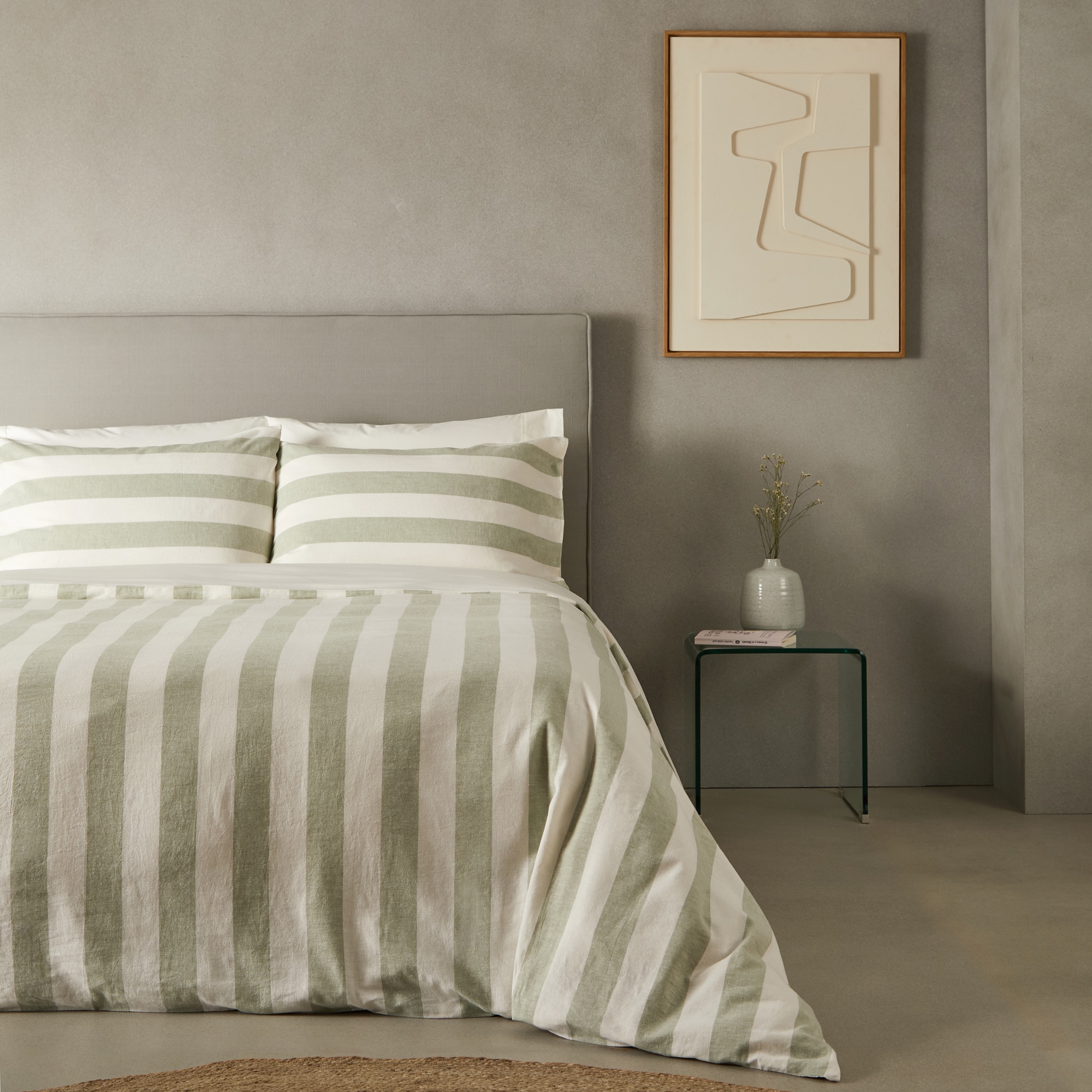 Imagem 0 de Conjunto de Capa de Edredão de Linho e Algodão Orson